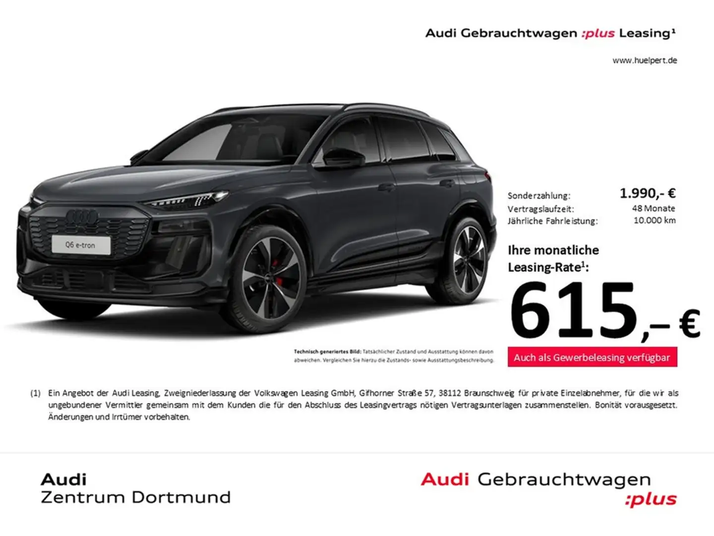 Audi Q6 e-tron quattro S LINE PANO B&O 360CAM ACC 21Z Grau - 1