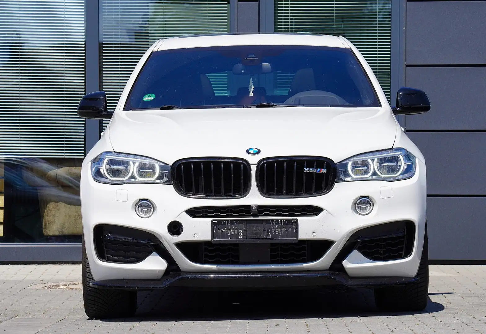 BMW X6 Baureihe X6 M50 d Blanc - 2
