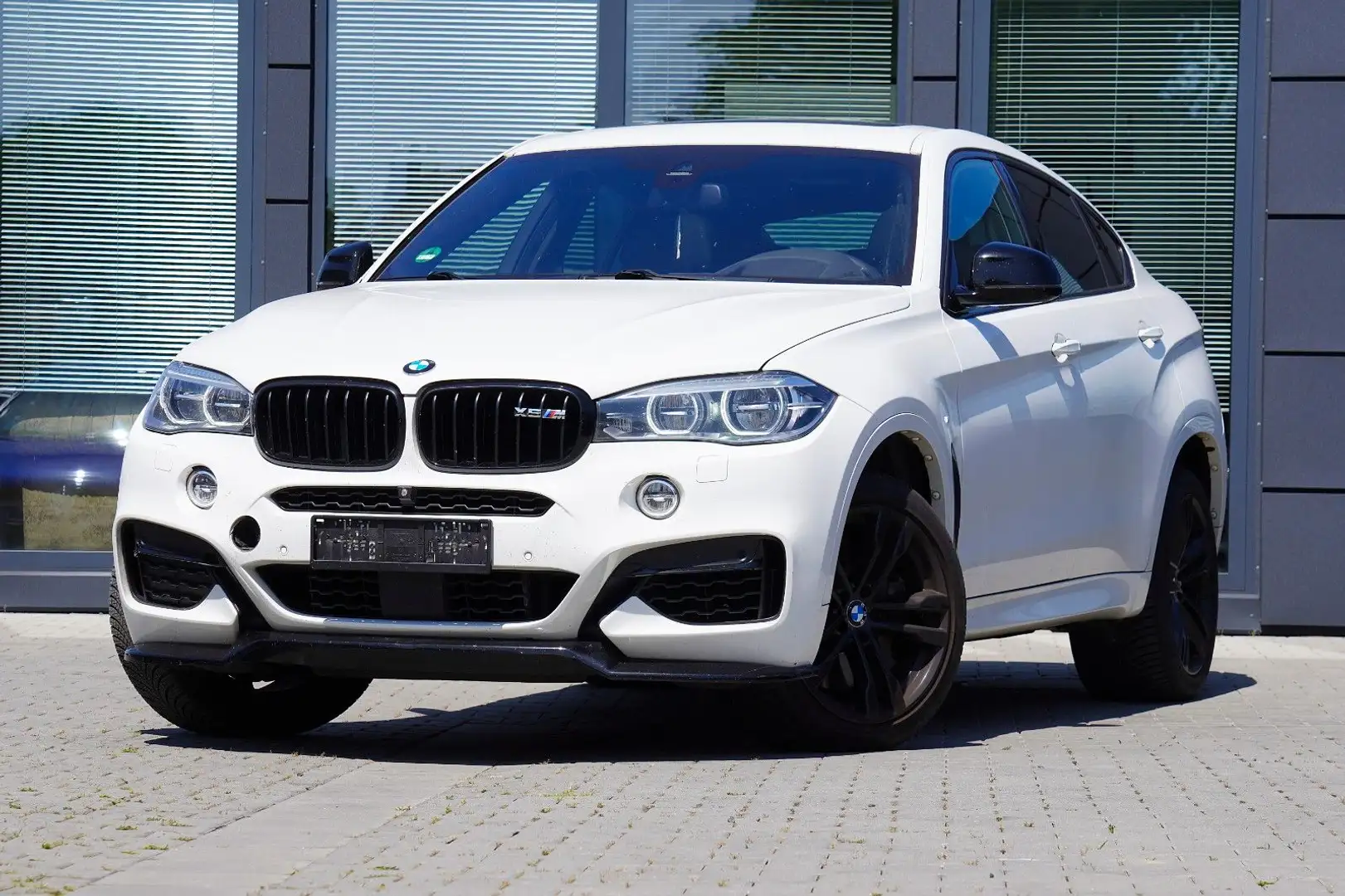 BMW X6 Baureihe X6 M50 d Blanc - 1