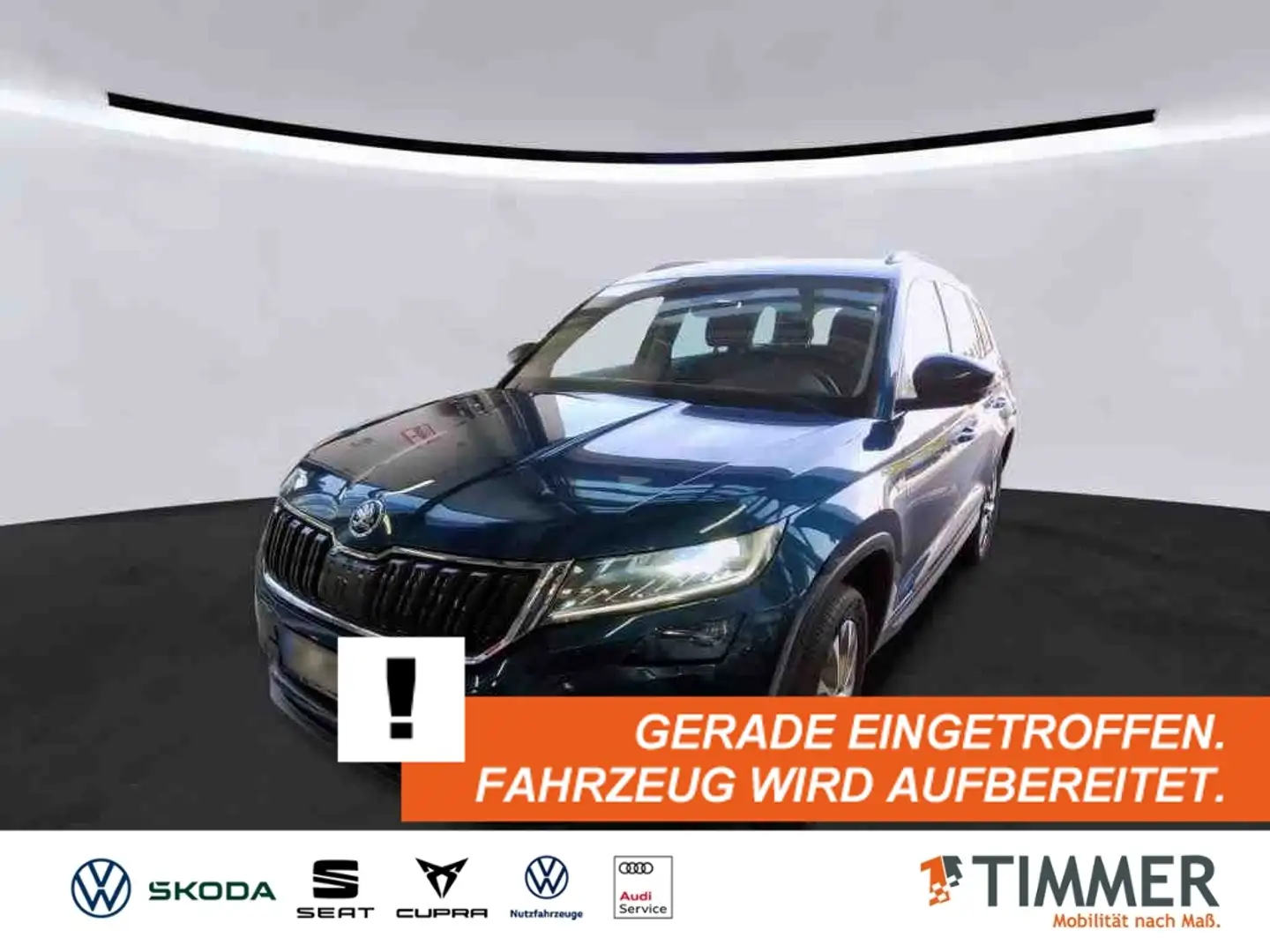 Skoda Kodiaq 2.0 TDI DSG 4x4 CLEVER *AHK *LED *360° *ACC *VIRT Blau - 1