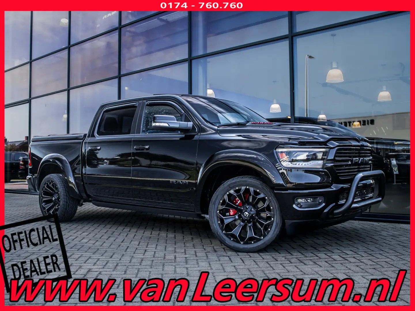 Dodge RAM Laramie | Pano | H&K | HUD | Premium XXL Zwart - 1