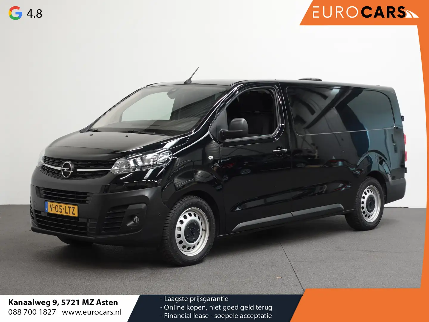 Opel Vivaro-e L3H1 Automaat Edition 75 kWh 3 zitplaatsen | Navig Zwart - 1