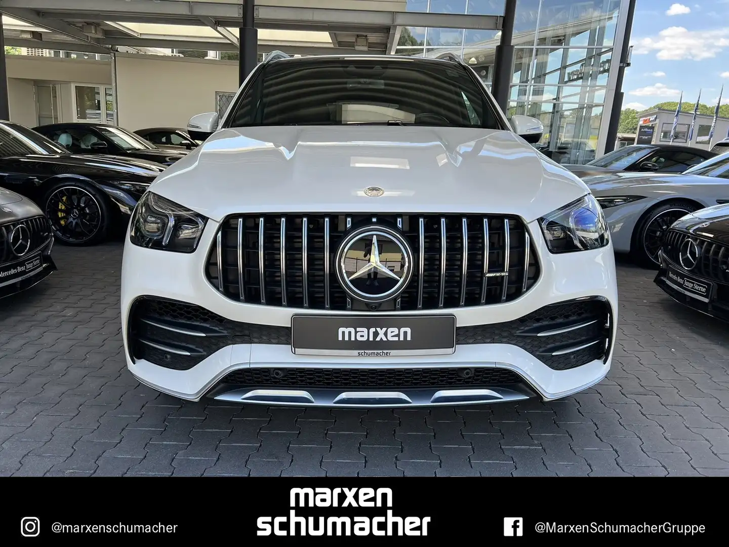 Mercedes-Benz GLE 53 AMG AMG GLE 53 4M+ Pano+Standh+AHK+360°+Burm+Carbon Weiß - 2