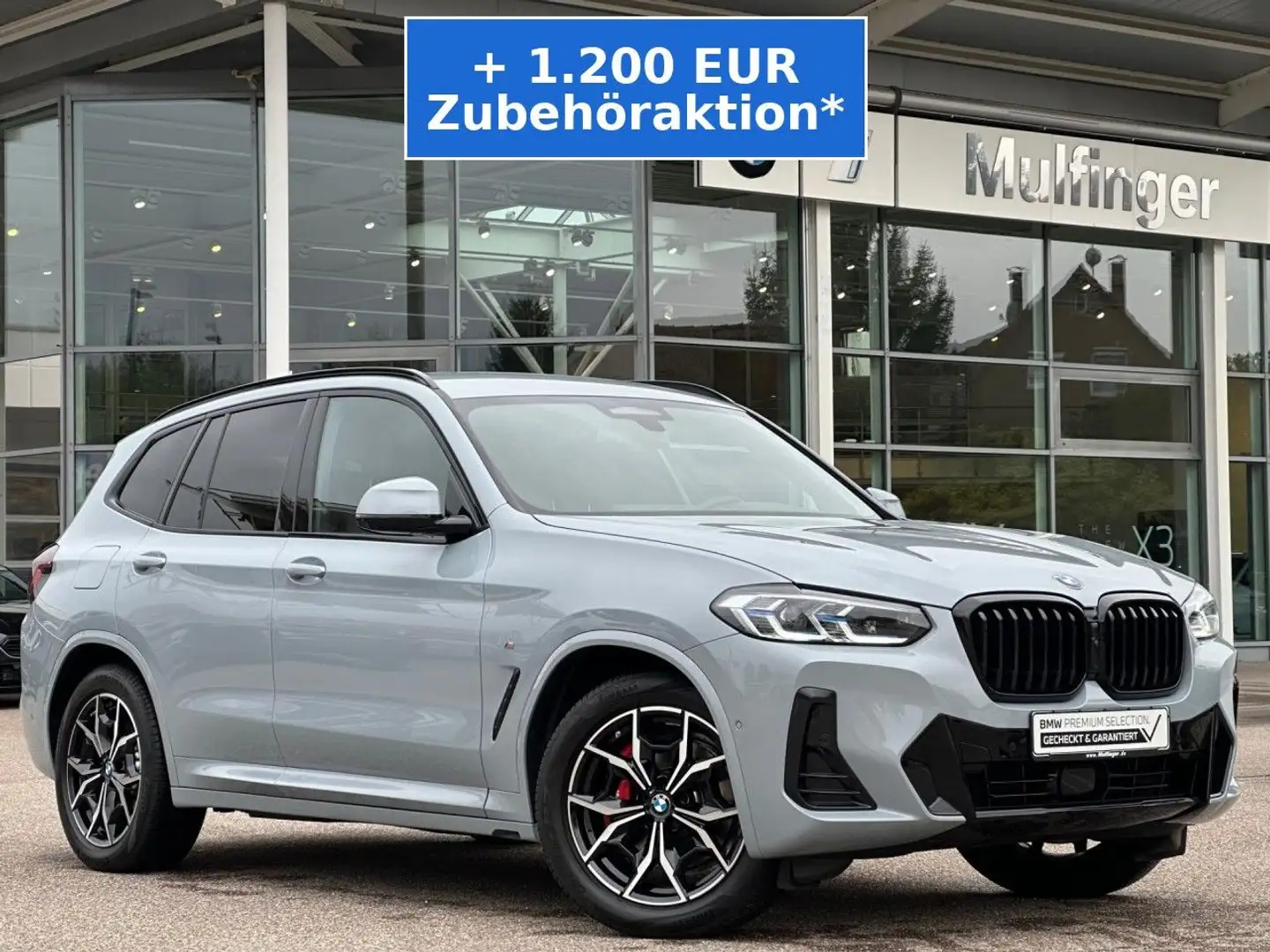 BMW X3 x20d M Sport SuView HUD ACC Laser HiFi KomfZ Grigio - 2