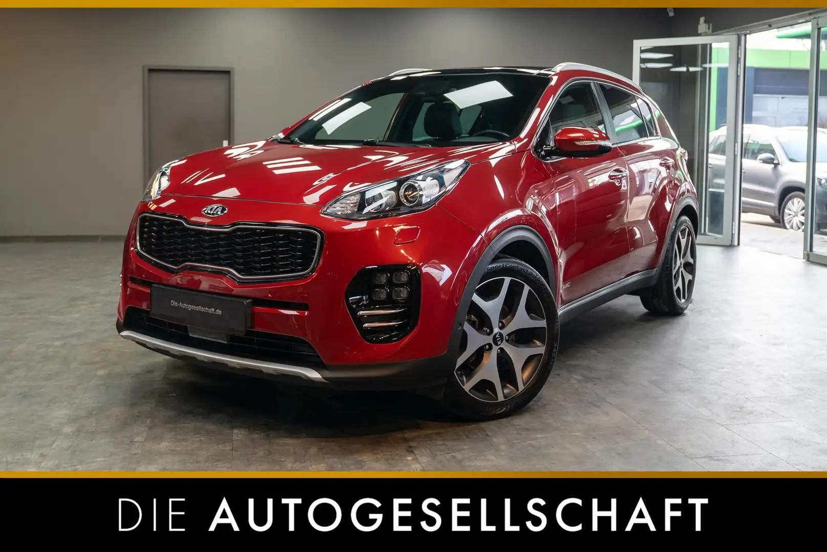 Kia Sportage GT-LINE 4WD 2.0CRDi*XENON*NAVI*LEDER* Rot - 1