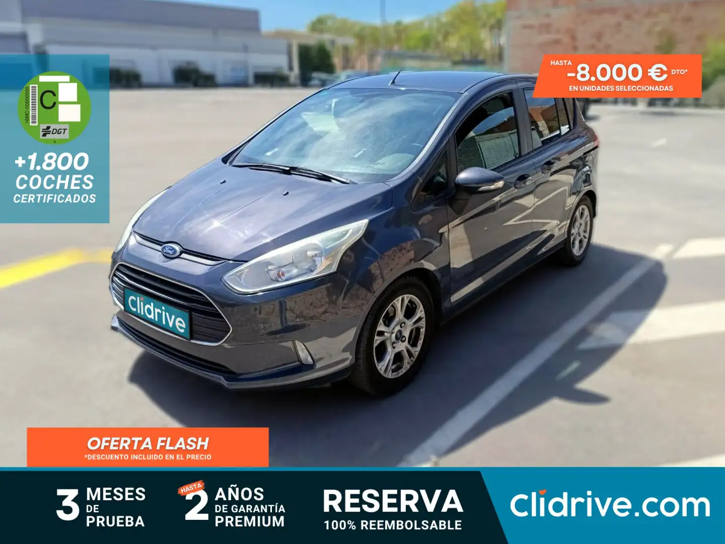 Ford B-Max 1.0 EcoBoost A S&S TitaniumX 125 Azul - 1