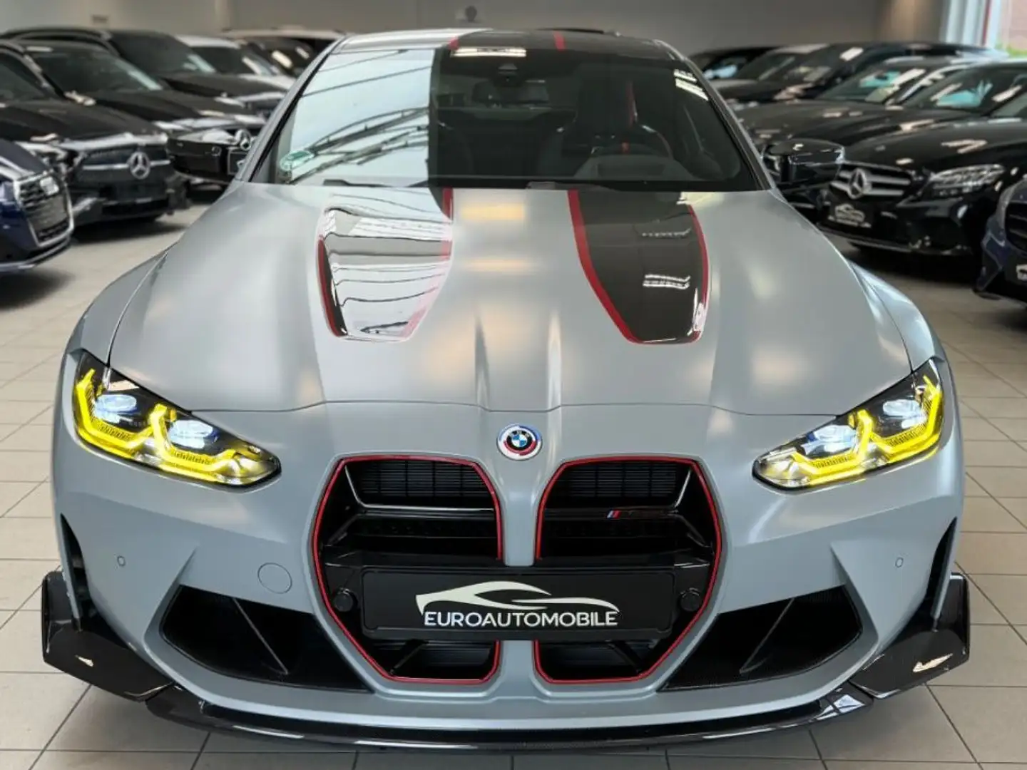 BMW M4 CSL/KERAMIK/VOLLSCHALENSITZE/KAM/CARBON/HU/ Grau - 2