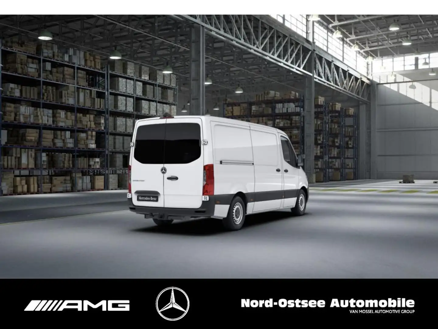 Mercedes-Benz Sprinter 316 L2H1 MBUX 10" KLIMA NAVI KAMERA AHK Wit - 2