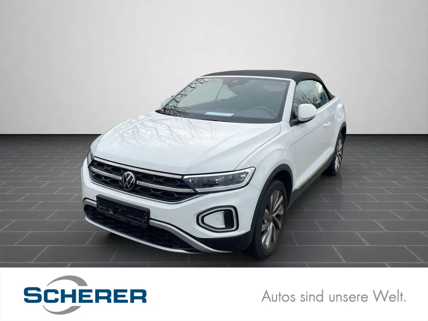 Volkswagen T-Roc 1,5 TSI DSG Style NAVI/LED/Winds Weiß - 1