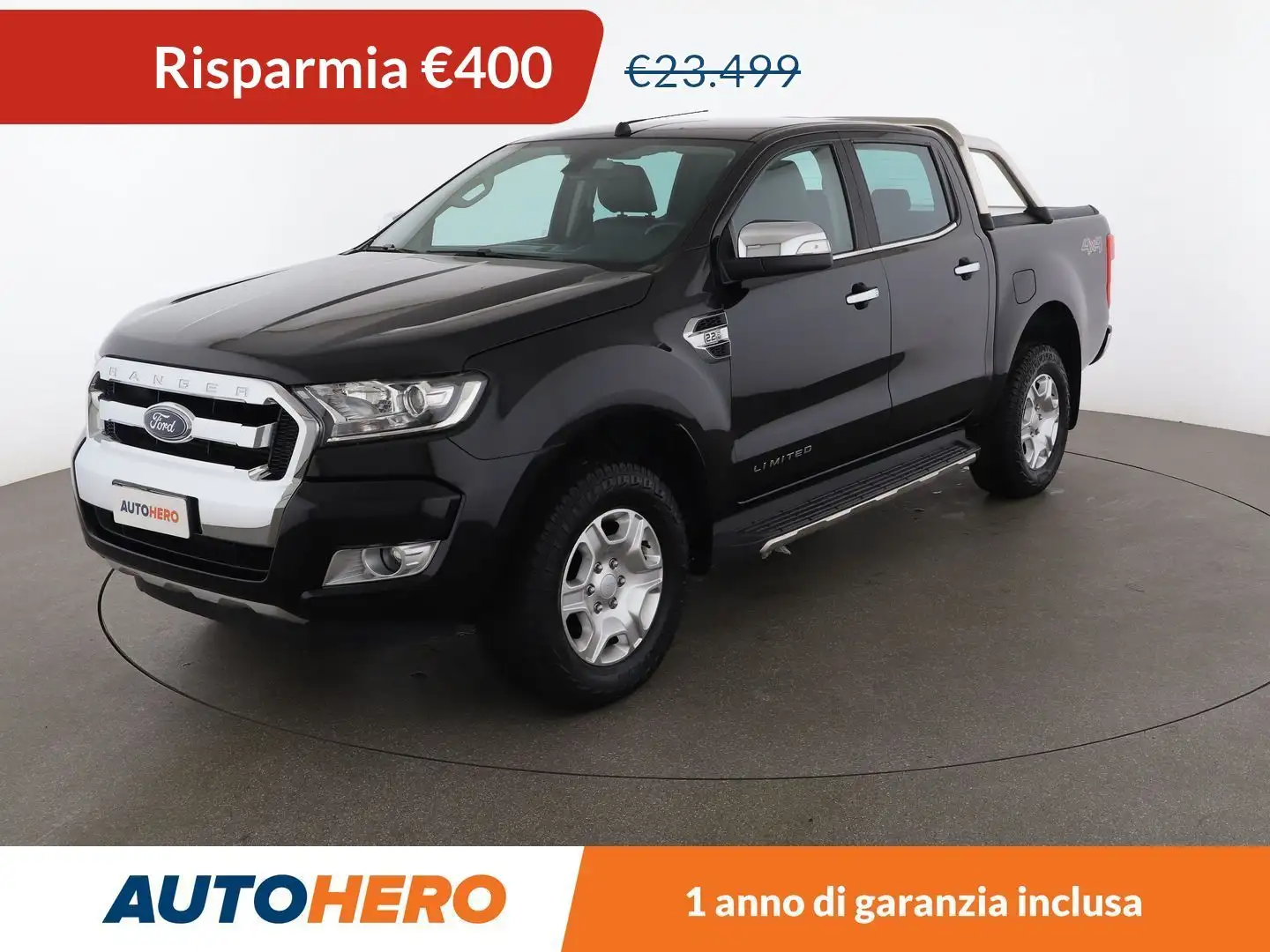 Ford Ranger 2.2 TDCi Doppelkabine Limited aut Zwart - 1