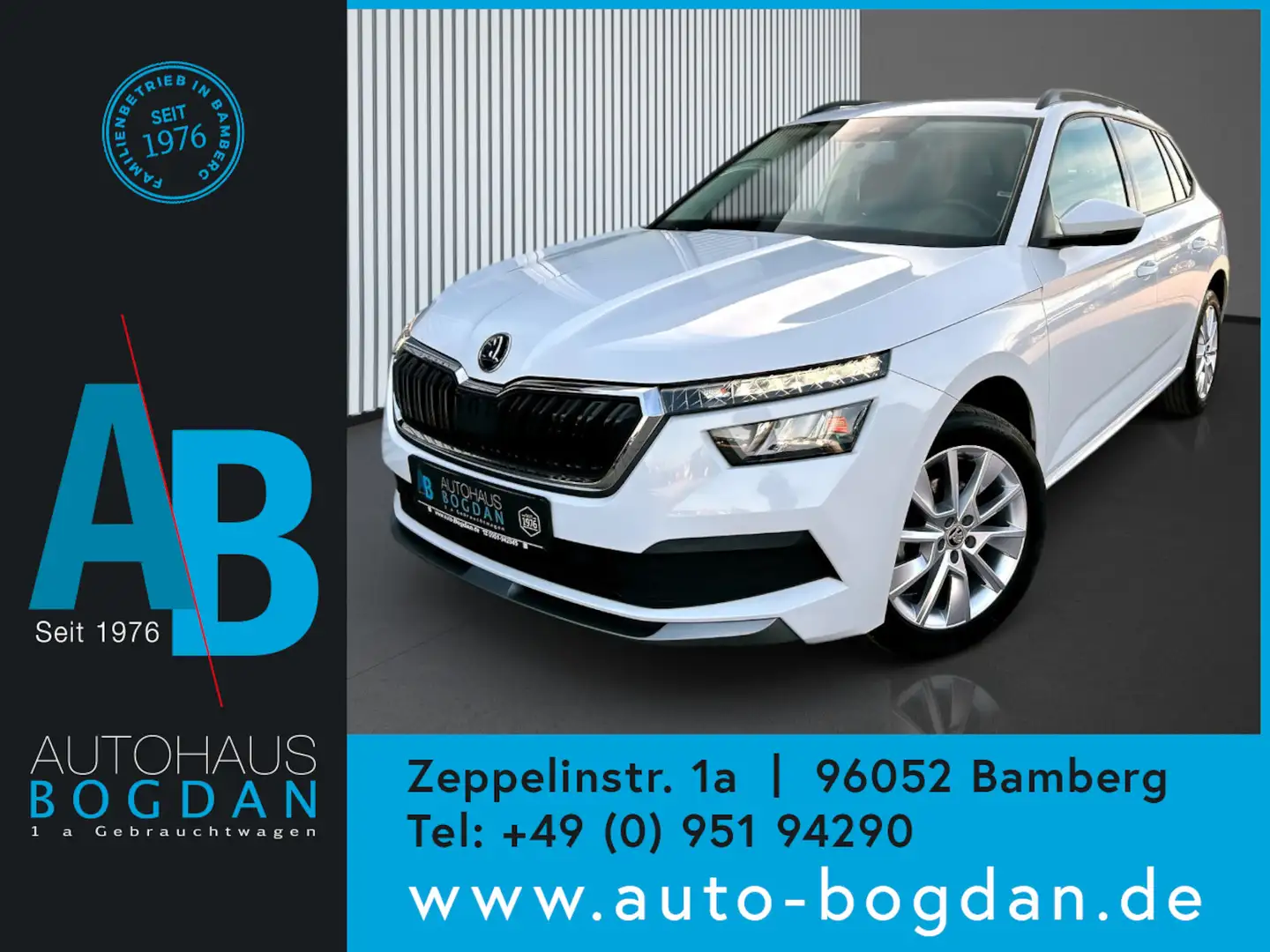 Skoda Kamiq Ambition LED*Navi*Tempomat*PDC*TÜV/Service neu Wit - 1