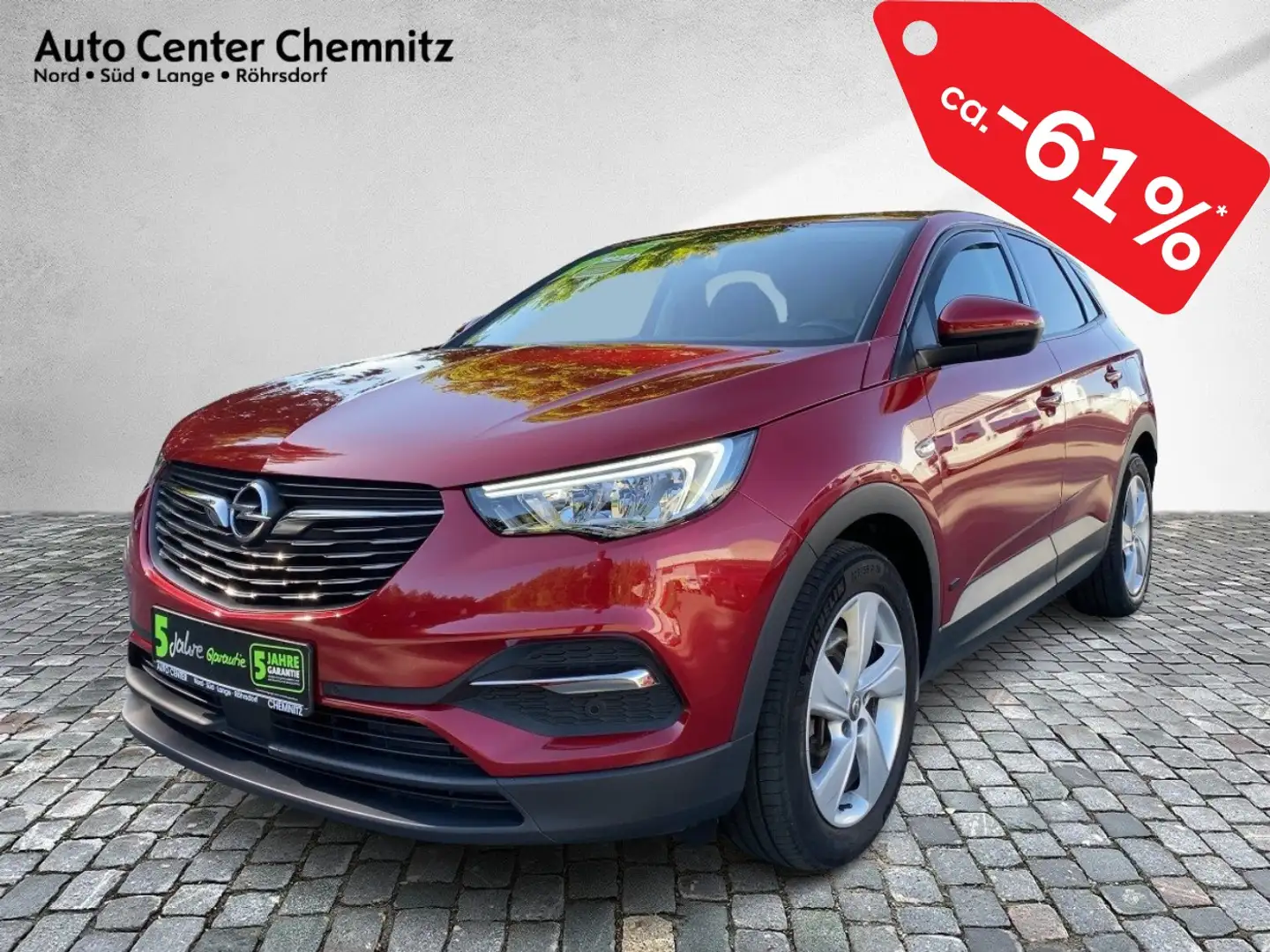Opel Grandland X AT8 Hybrid Edition AHK/LED/Navi/PDC Rot - 2