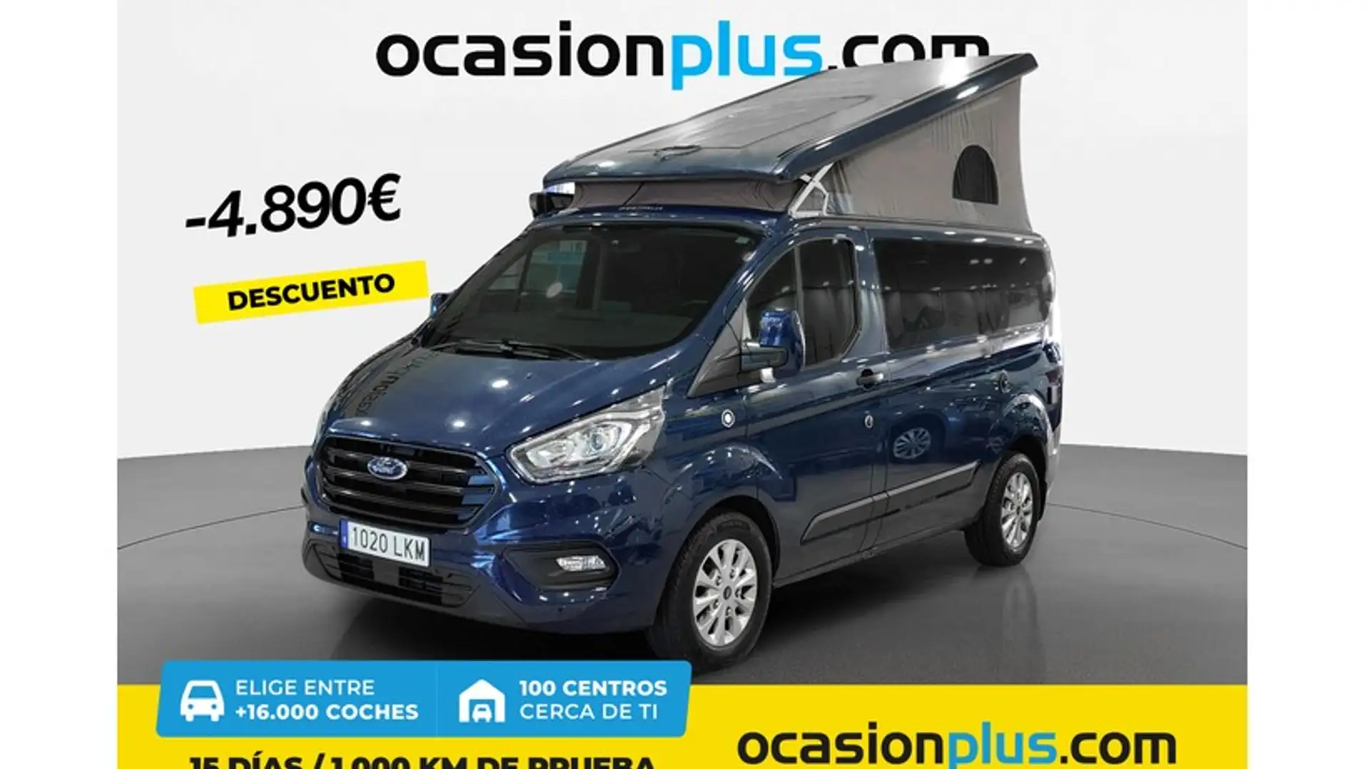 Ford Transit Custom FT 320 L1 Kombi Trend EcoBlue 130 Bleu - 1