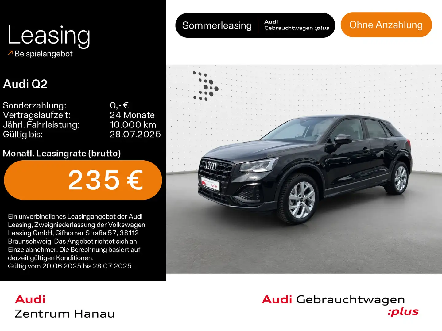 Audi Q2 35 TDI advanced*NAVI-PLUS*KAMERA*OPTIK-PAKET* Zwart - 1