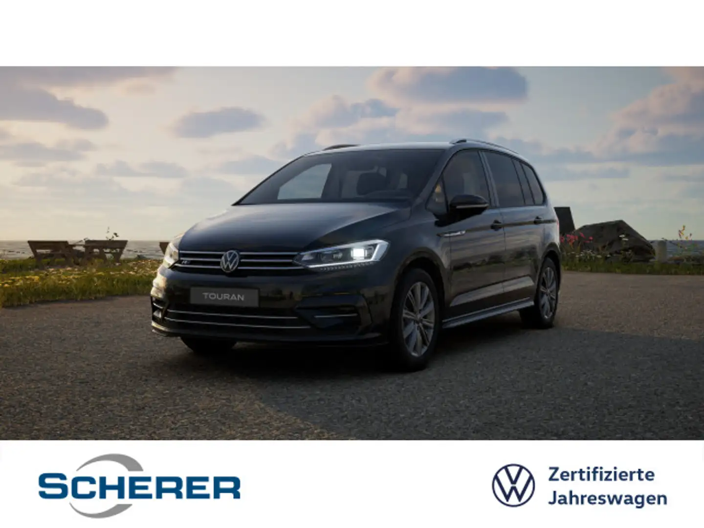 Volkswagen Touran R-Line 1.5 TSI DSG 7-Sitzer ACC LED NAVI Schwarz - 1