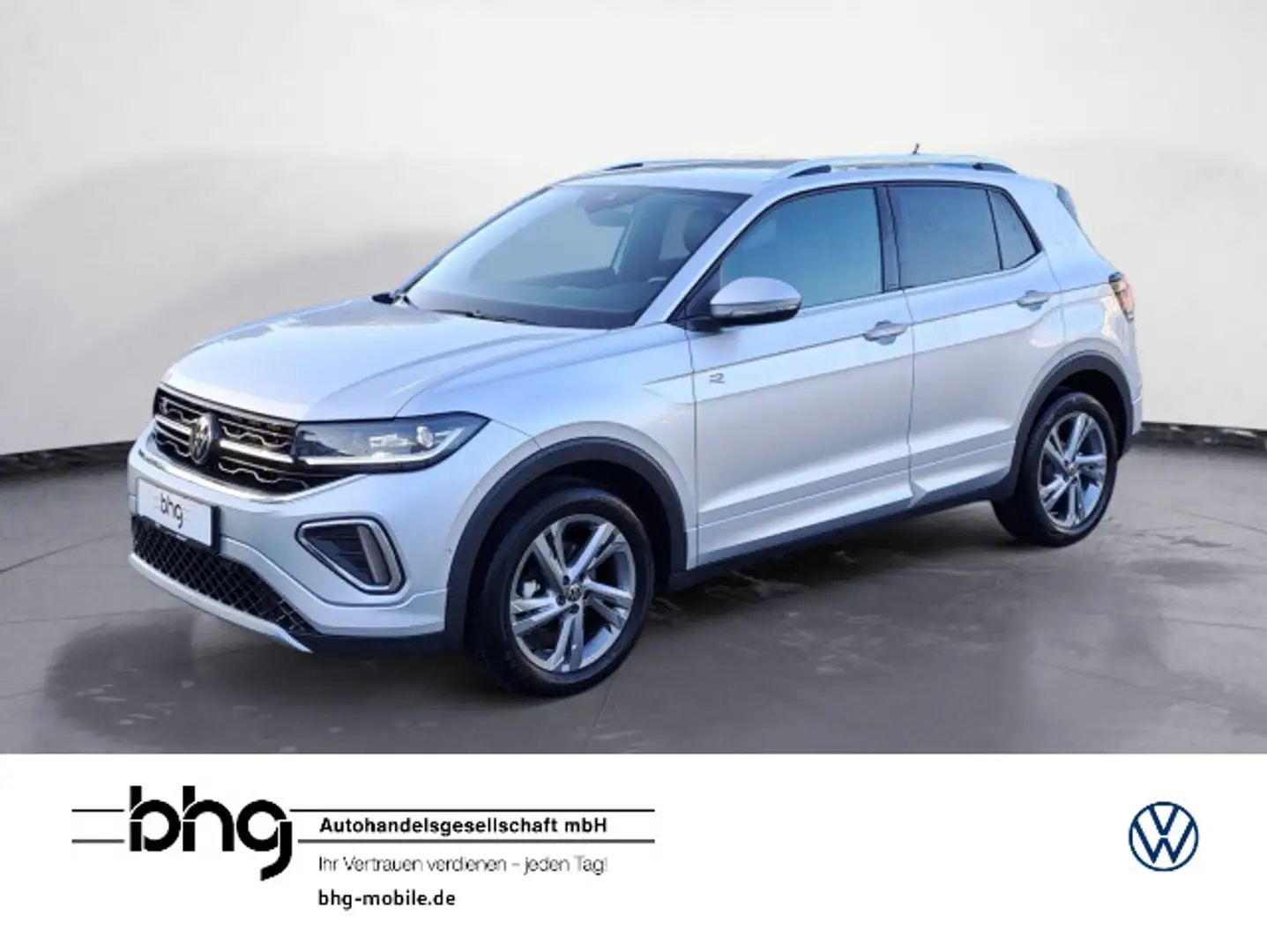 Volkswagen T-Cross R-Line 1.5 TSI DSG *AHK*LED*VIRTUAL-COCK Silber - 1