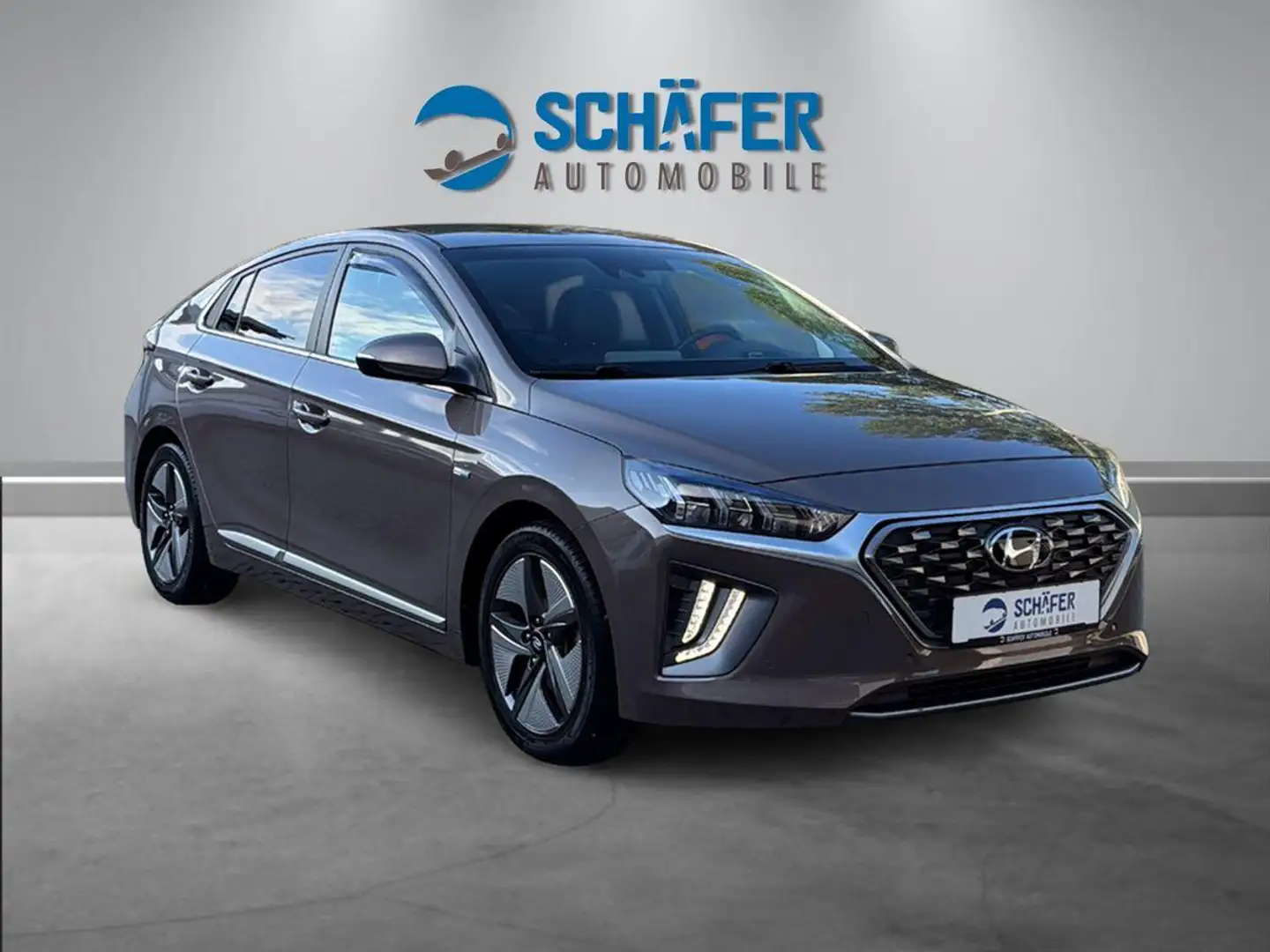 Hyundai IONIQ Premium Hybrid #LED #ASSIST #KAM #LEDER Grau - 2