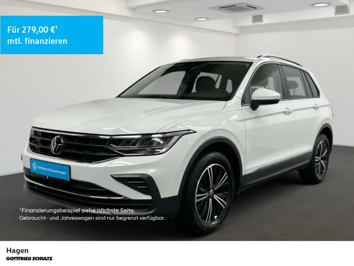 Volkswagen Tiguan 1.5 TSI DSG LED NAV AHK KAMERA Life Weiß - 1