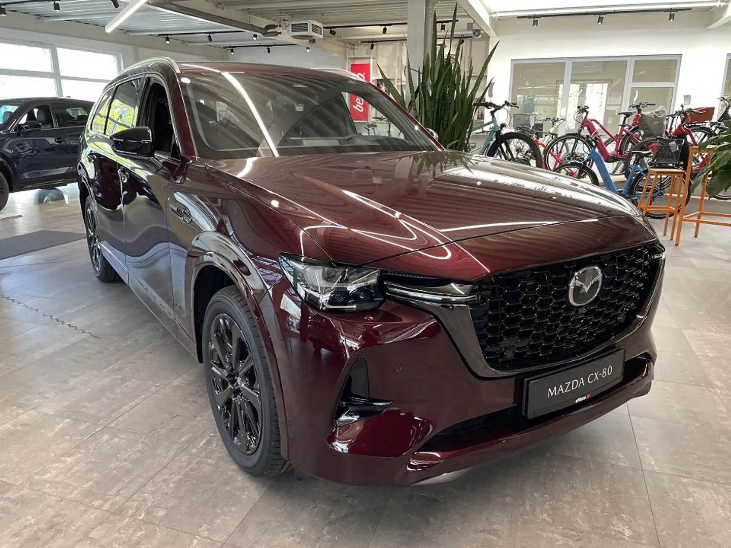 Mazda CX-80 3.3 D Homura Plus; 6-Sitzer; AWD; Rot - 2