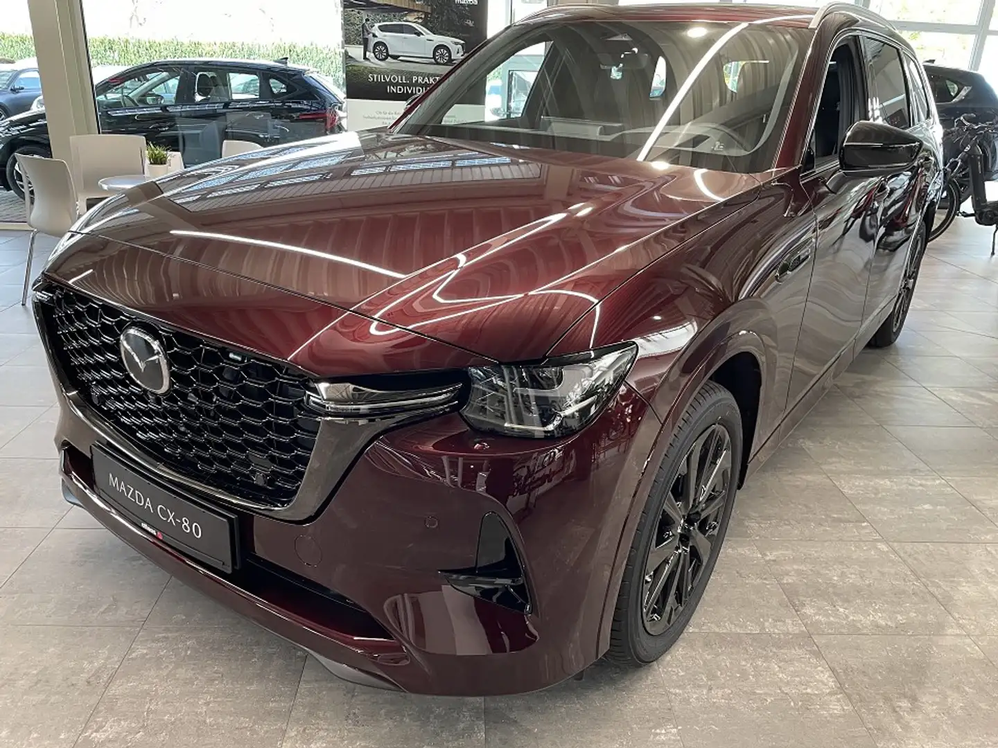 Mazda CX-80 3.3 D Homura Plus; 6-Sitzer; AWD; Rot - 1