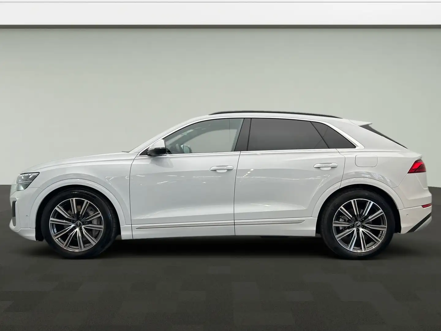 Audi Q8 55 TFSIe qu S line tip*Air*B&O*HUD*Matrix*Vir Weiß - 2
