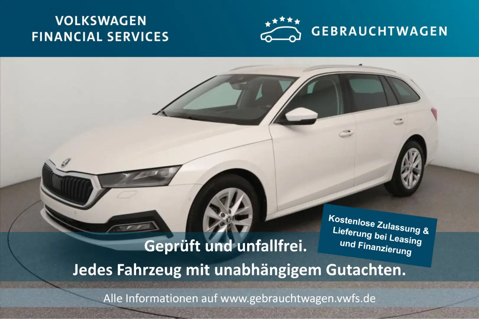 Skoda Octavia Combi Style 2.0 TDI Klima*Tempo*Nav*SH Blanc - 1