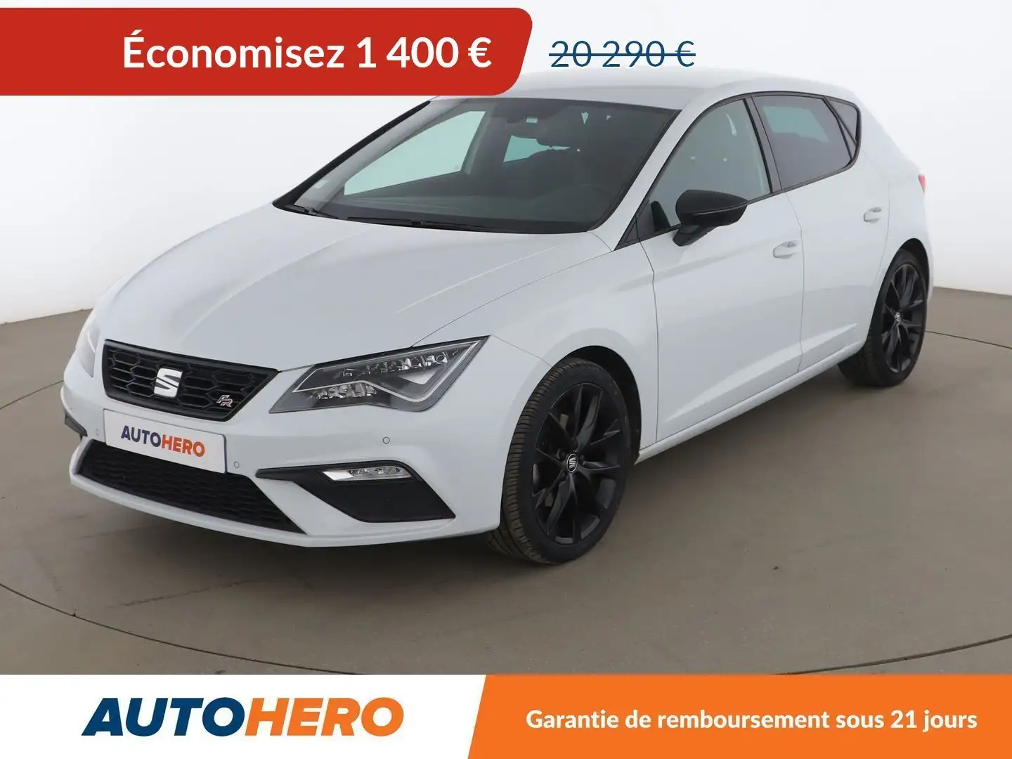 SEAT Leon 2.0 TDI FR DSG7 Blanc - 1