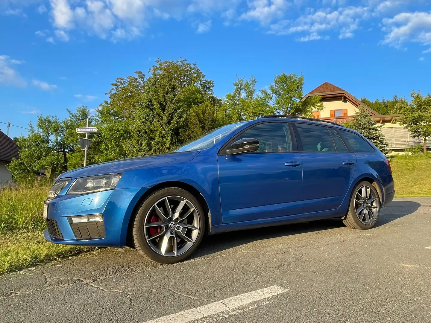 Skoda Octavia Octavia Combi RS 2,0 TDI Green tec RS Blau - 2