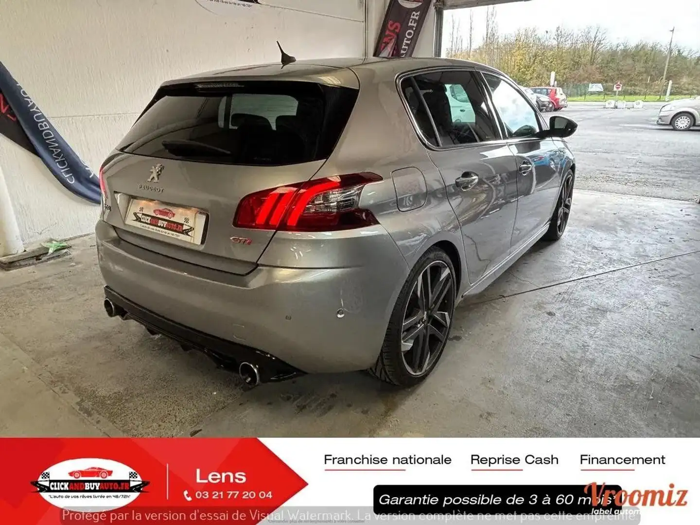 Peugeot 308 GTI 1.6 THP 270 CV / GPS / ANDROID CARPLAY / CLIMATISATION / CAMERA DE RECUL/ BTH Grau - 2