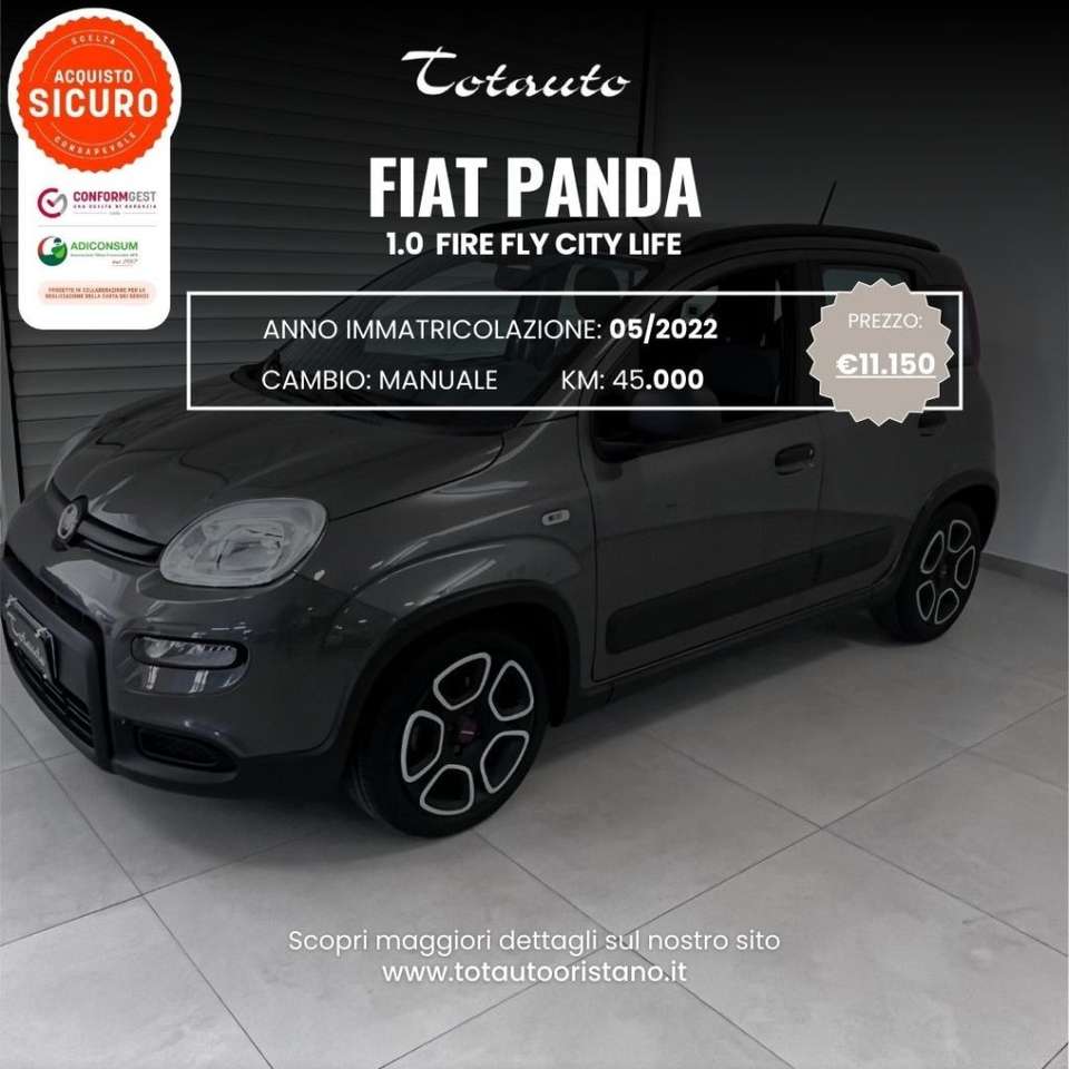 Fiat Panda 1.0 FireFly S&S Hybrid City Life