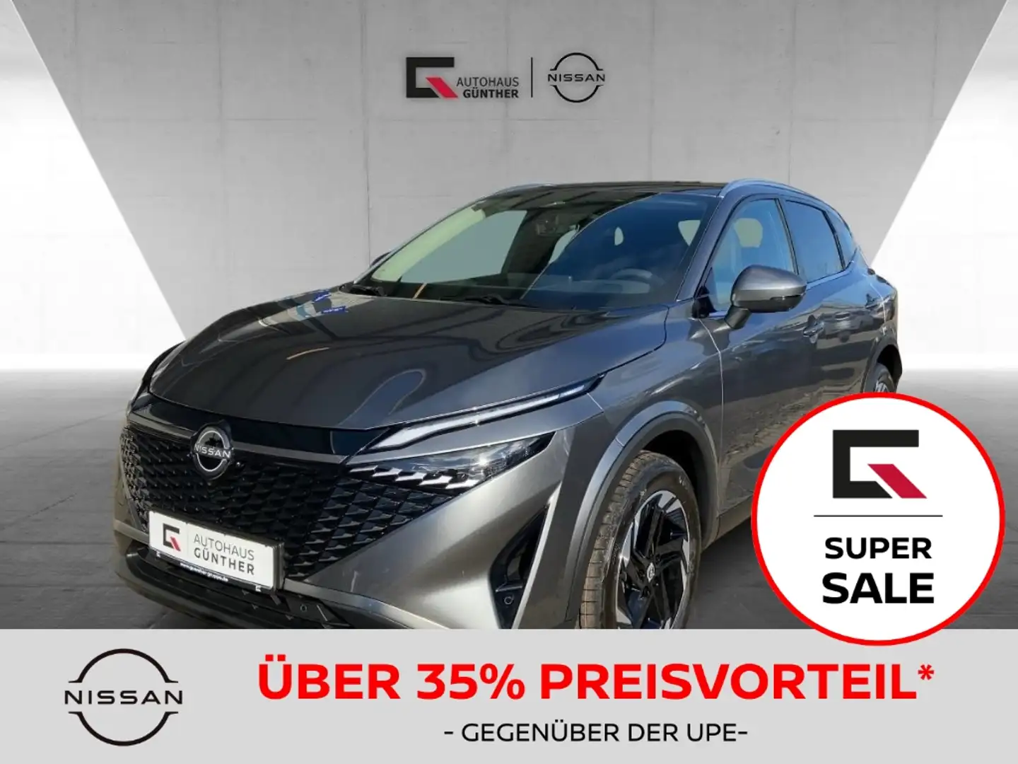 Nissan Qashqai N-CONNECTA 1.3 Automatik Winter/HUD/PGD/360 Grigio - 1