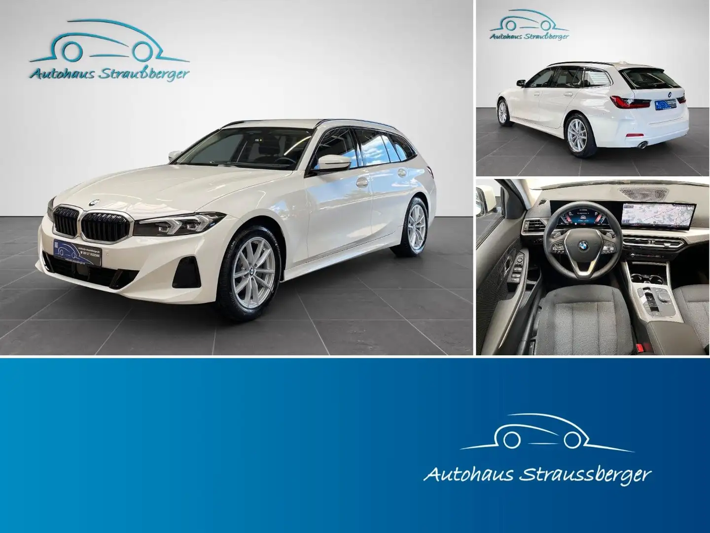 BMW 318 i Touring SHZ 3-ZKL. LED DAPro NP: 51.000,00€ Blanc - 1