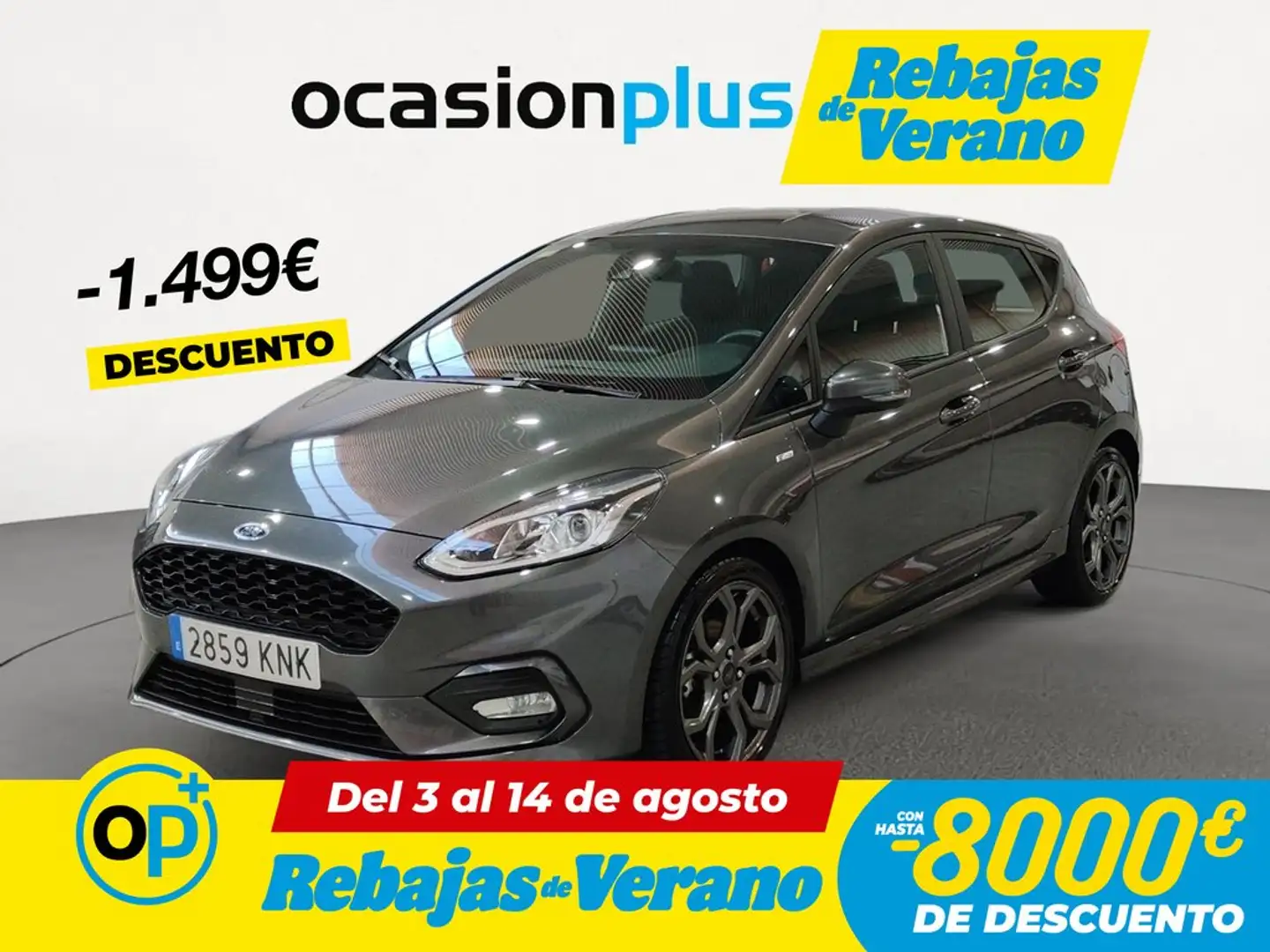 Ford Fiesta 1.0 EcoBoost S/S ST Line 125 Gris - 1