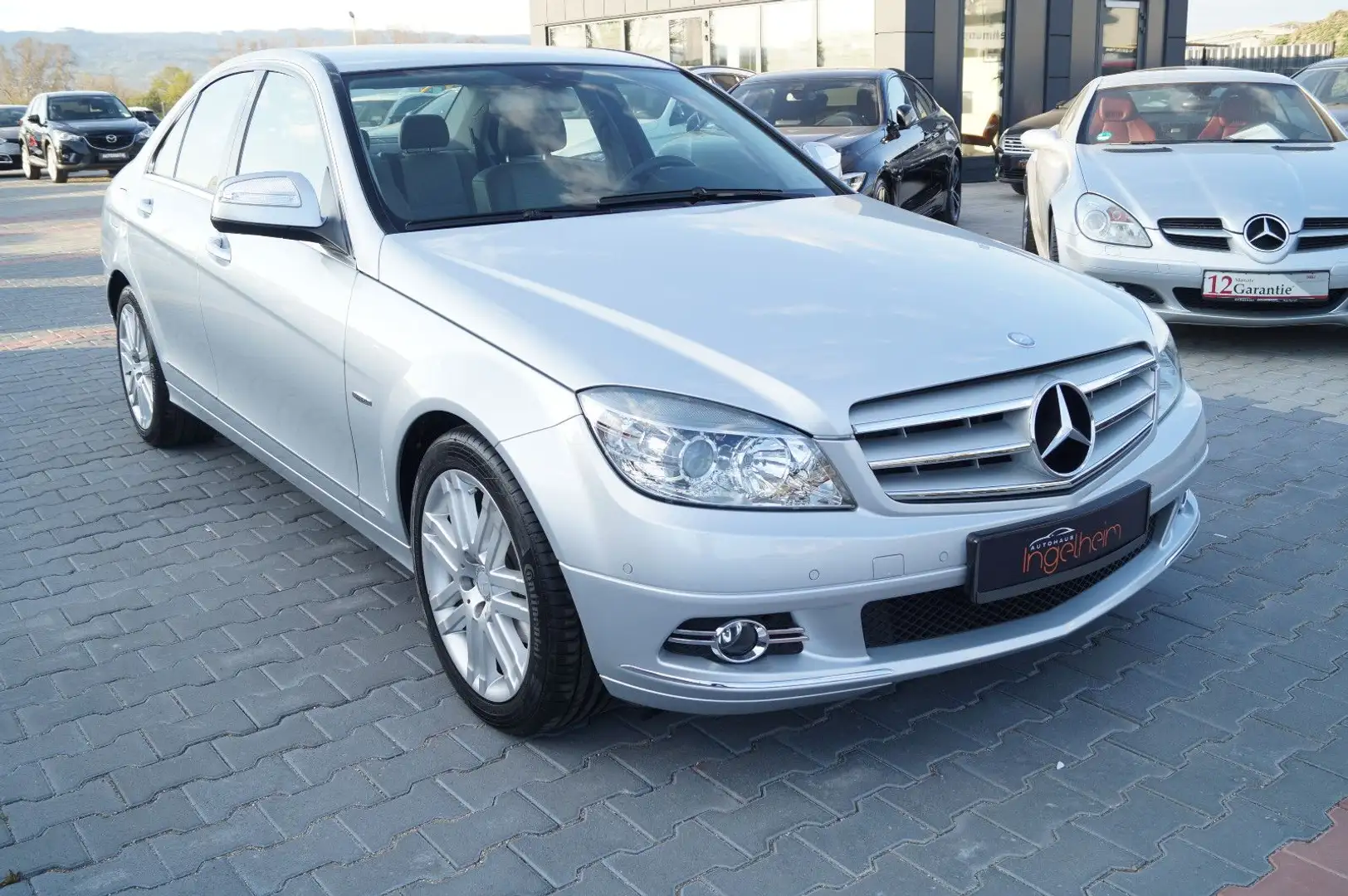 Mercedes-Benz C 180 Kompressor Avantgarde Navi PDC Tempo Klima Silber - 1