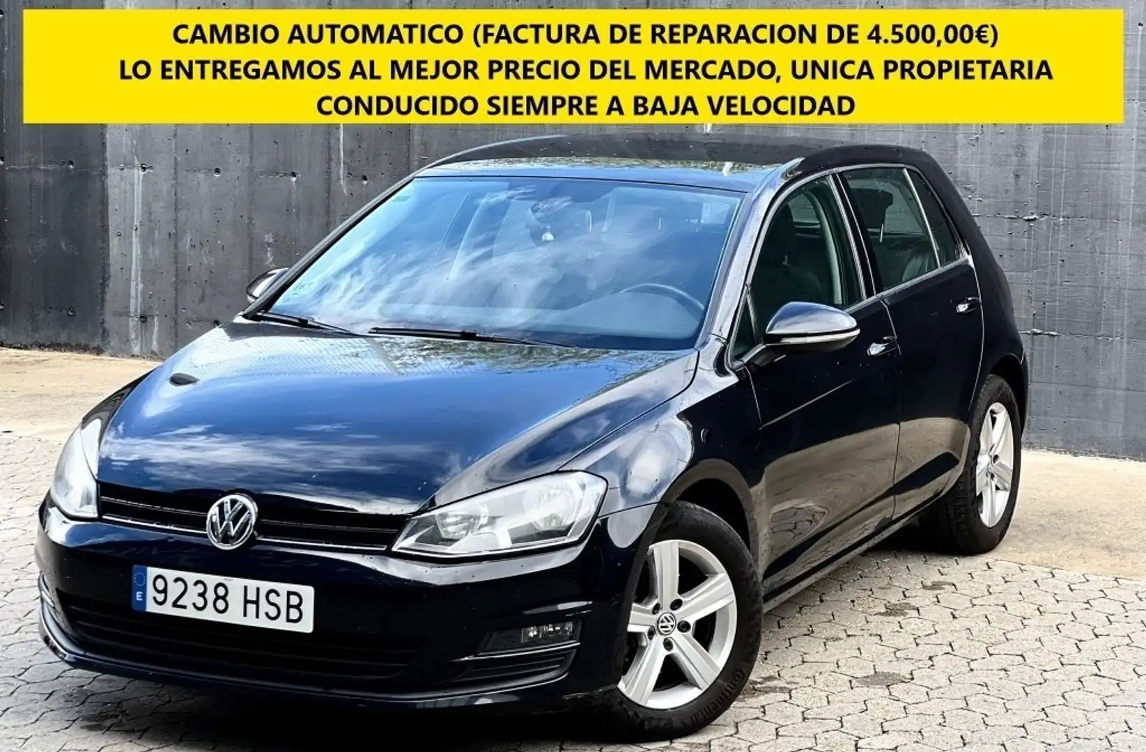 Volkswagen Golf 1.6TDI CR Advance BMT DSG 105 Noir - 1