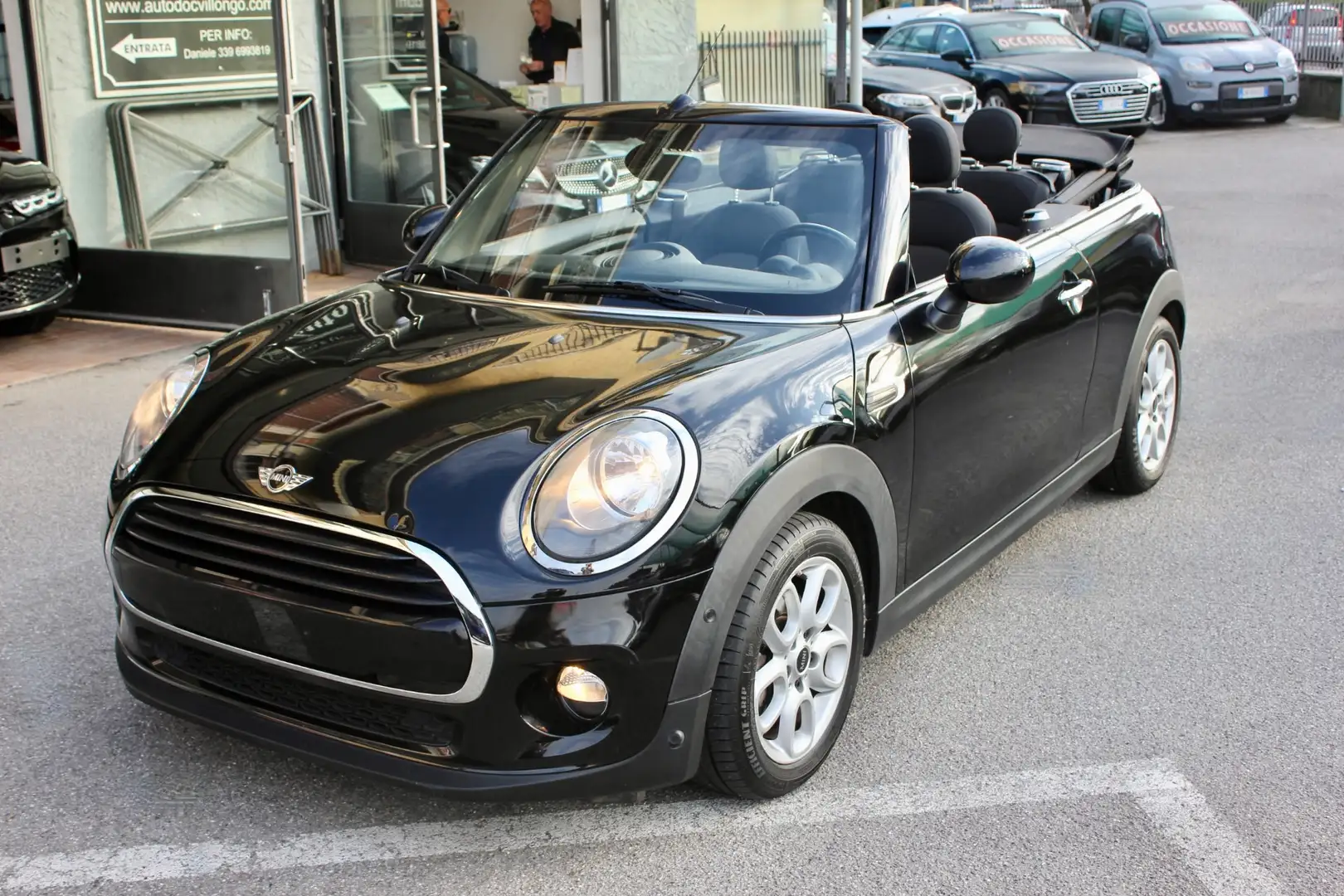 MINI Cooper Cabrio 1.5 STEPTRONIC 136CV SEDILI SPORT ANTRACITE NAVI P Negro - 1