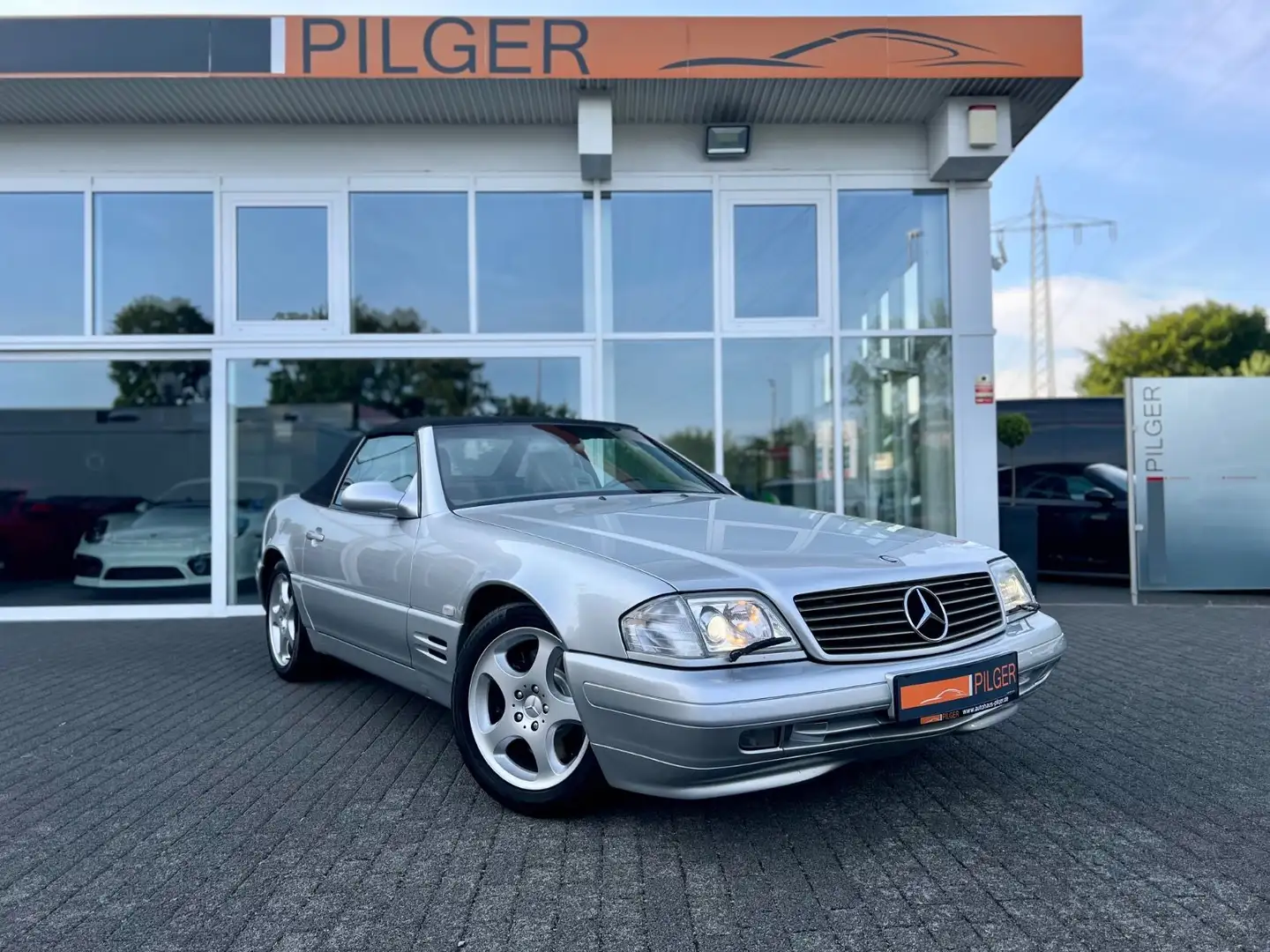 Mercedes-Benz SL 320 Leder*Klima*Shz*DE-Fzg*Xenon*Garagen-Fzg Argent - 1