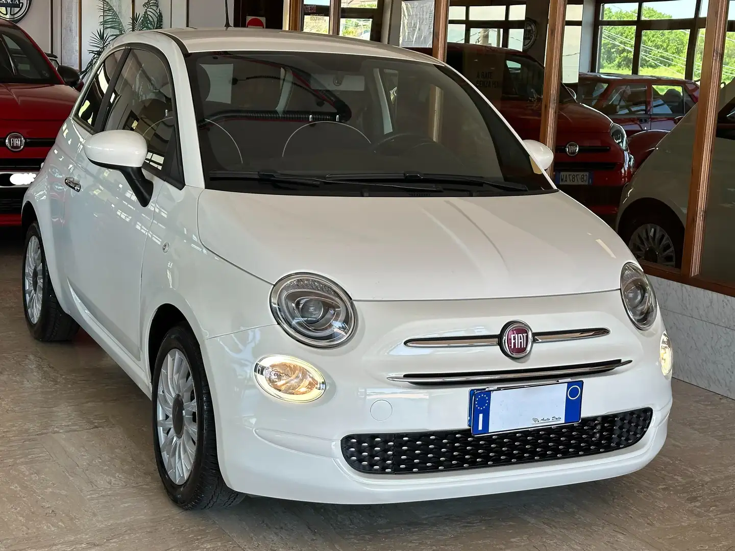Fiat 500 New 1.2 69 cv. EasyPower LOUNGE (Imp. GPL) Bianco - 2