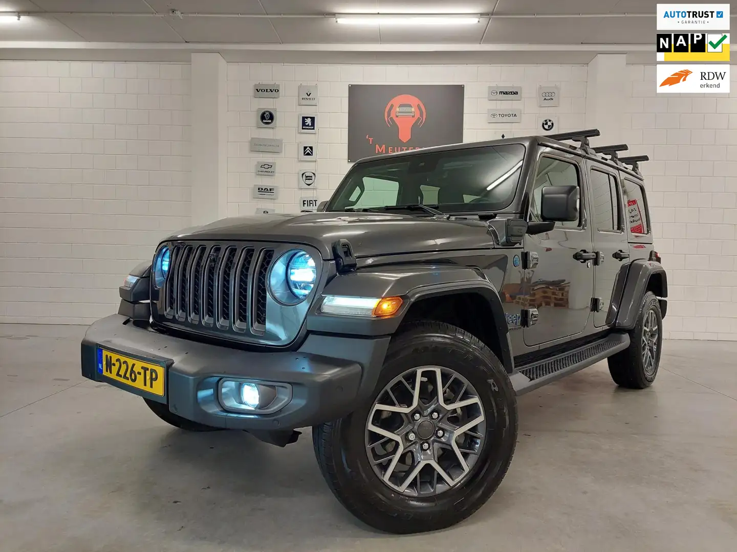 Jeep Wrangler Unlimited 80th Anniversary 4xe 380 | 1 JAAR GARANT Gris - 1