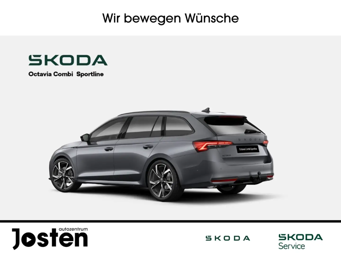 Skoda Octavia Combi Sportline 2.0TDI DCC AHK Canton Gris - 2