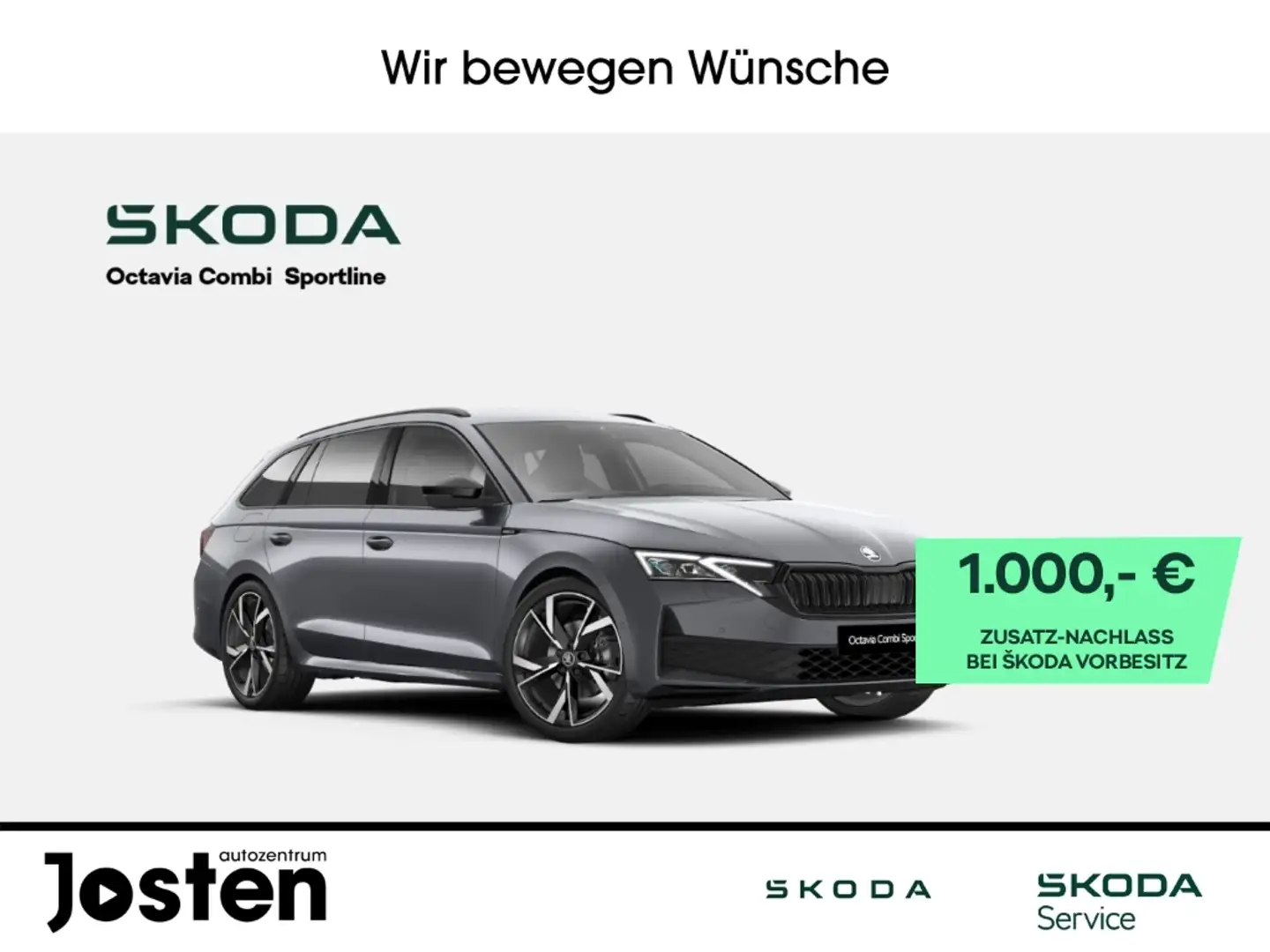 Skoda Octavia Combi Sportline 2.0TDI DCC AHK Canton Gris - 1