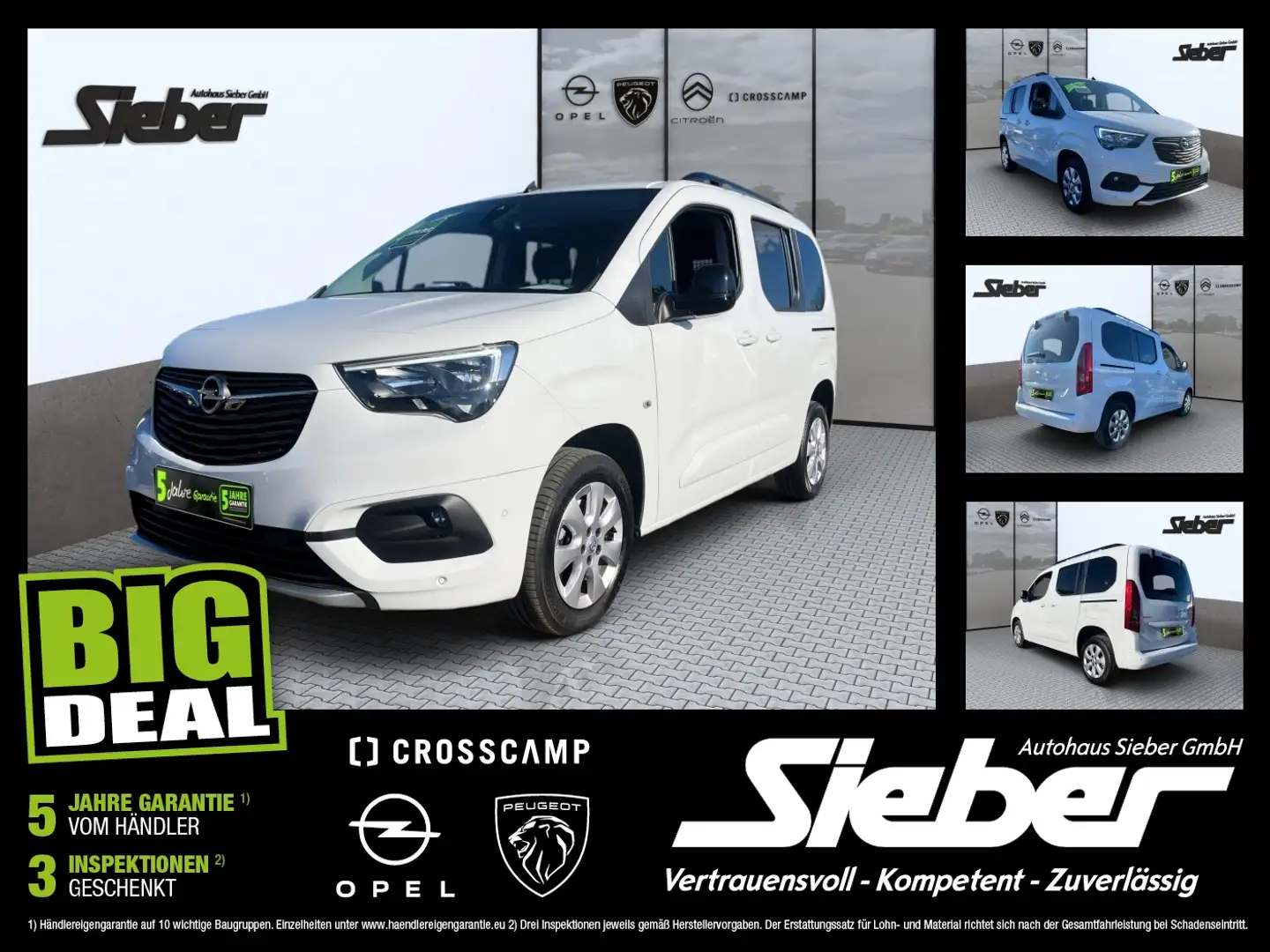 Opel Combo E 1.5 D Ultimate Kamera Navigation Blanc - 1