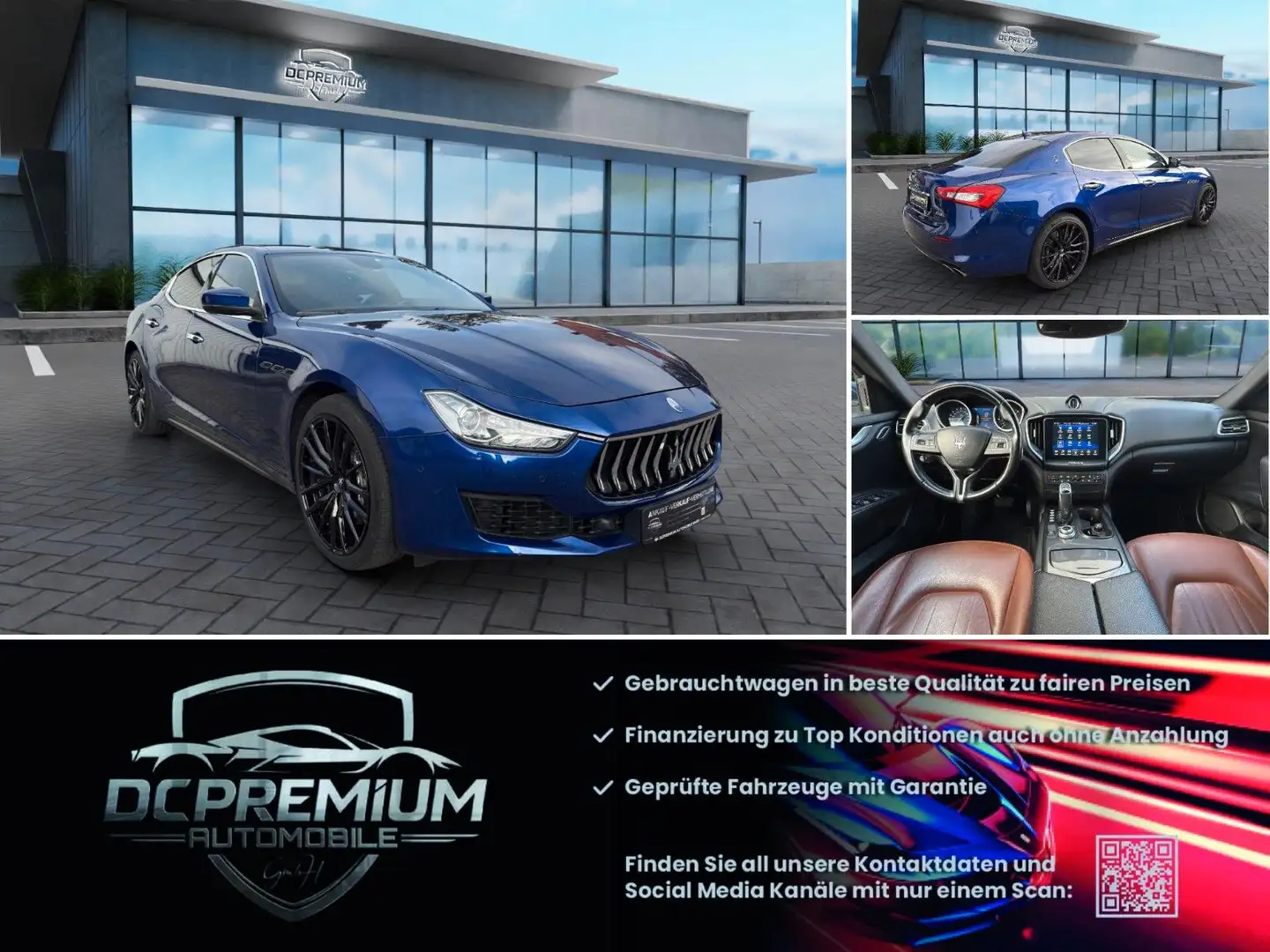 Maserati Ghibli 3.0 Diesel, Sport, LM20, Memory,LED Blau - 1