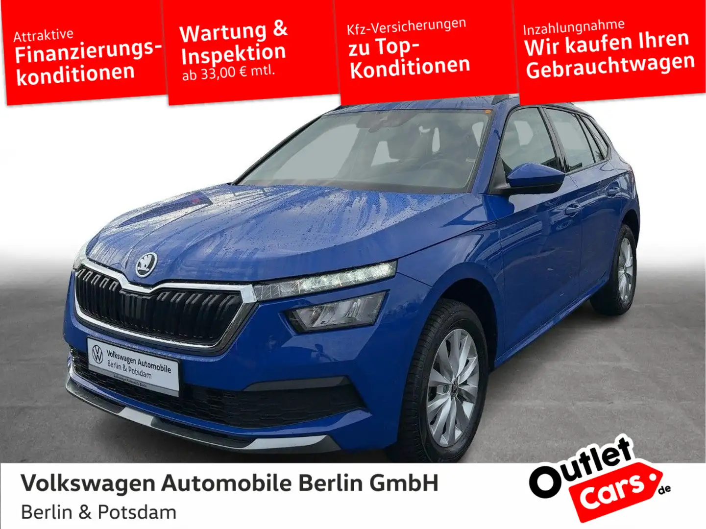 Skoda Kamiq 1.0TSI Ambition CarPlay PDC SHZ*OUTLET* Azul - 1