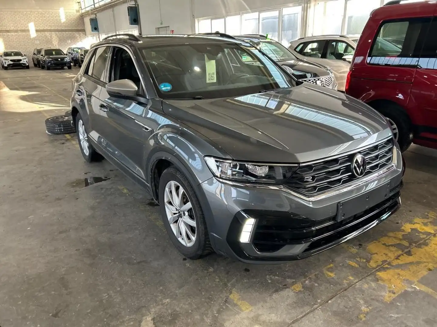 Volkswagen T-Roc 2.0 TSI R 4M*PANO*R-CAM*VIRTUAL*ACC*19"ALU Gris - 2