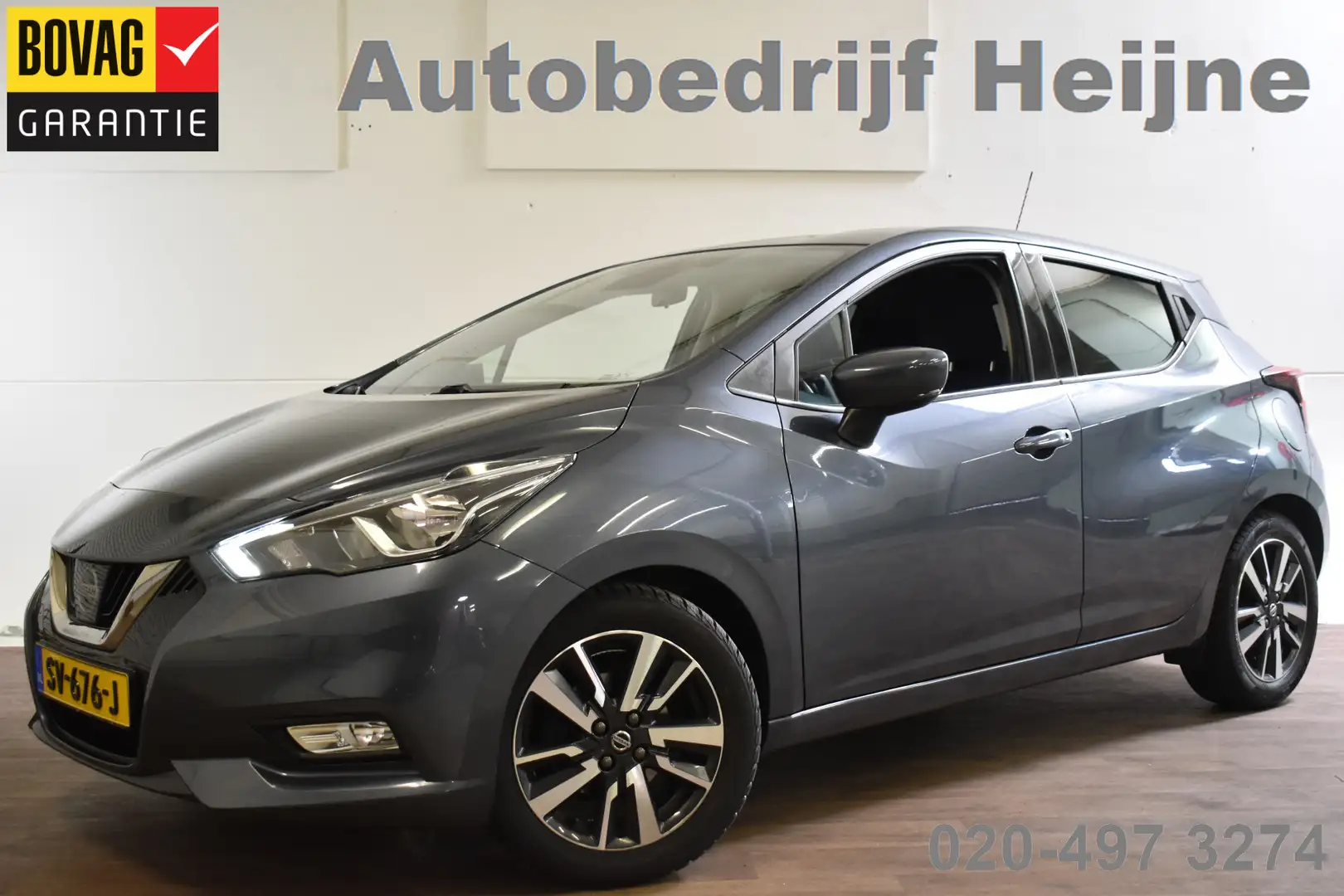 Nissan Micra 0.9 IG-T N-CONNECTA CRUISE/AIRCO/CAMERA Grijs - 1