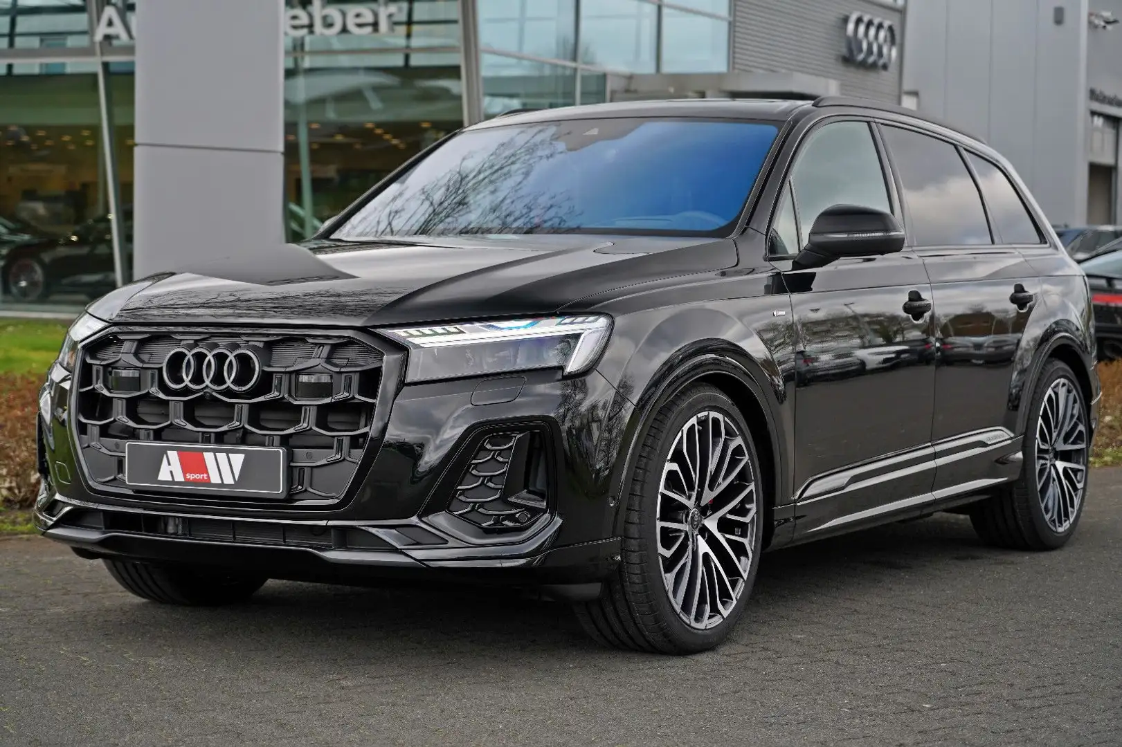 Audi Q7 50TDI PANO MASSAGE B&O OLED LASER AHK HuD 22" Schwarz - 2