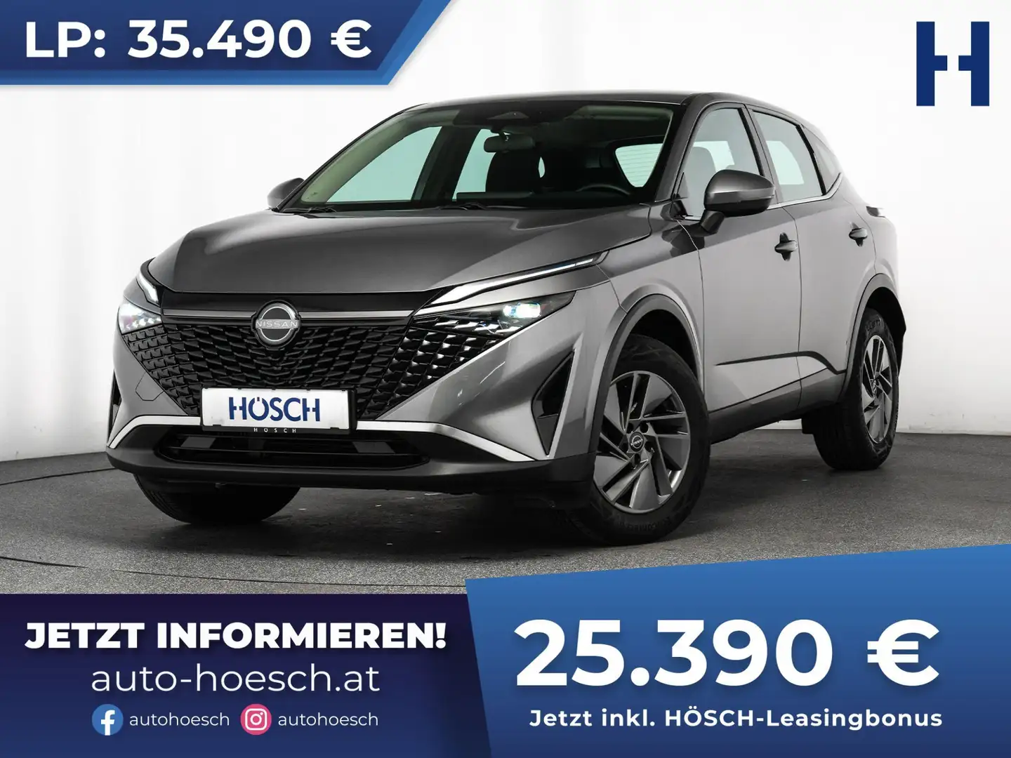 Nissan Qashqai Acenta 1.3 DIG-T SCHNÄPPCHEN Grau - 1