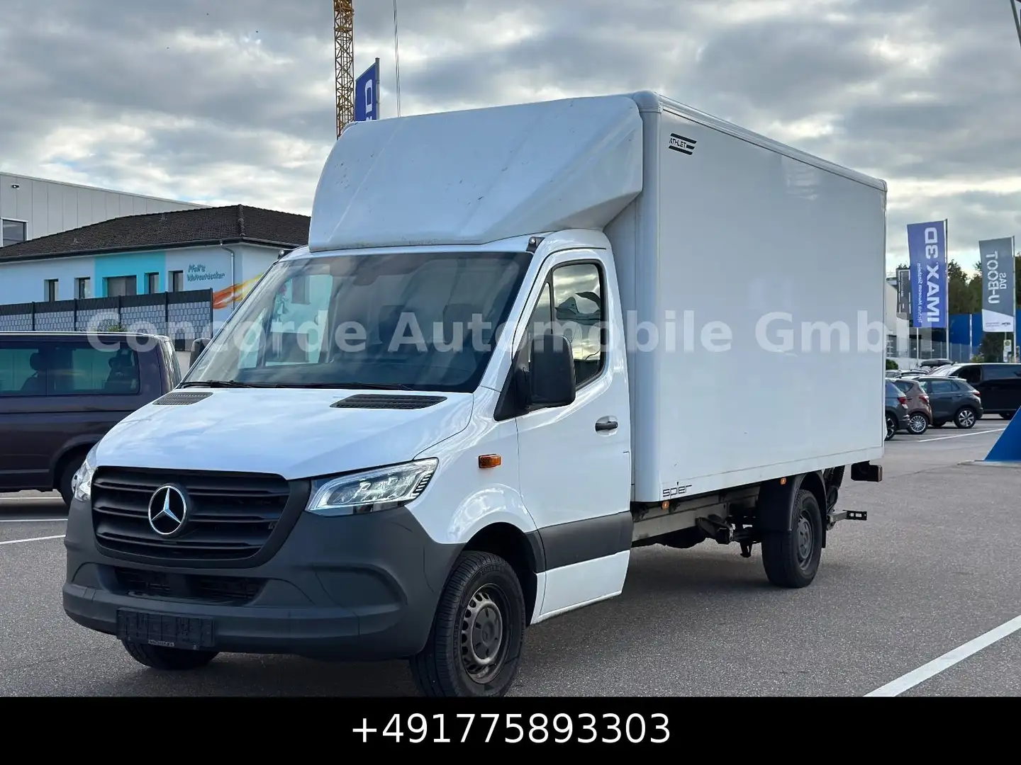 Mercedes-Benz Sprinter KOFFER/NEUER MOTOR MIT LADEBÜHNE Weiß - 1