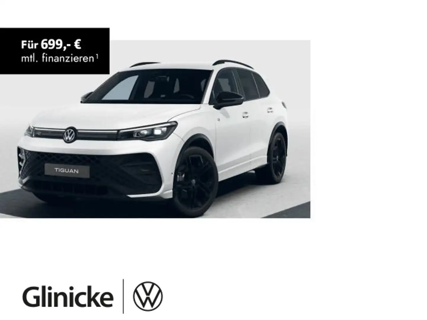 Volkswagen Tiguan R-Line 2.0 TDI 4Motion DSG, AHK, HEAD-UP Weiß - 1